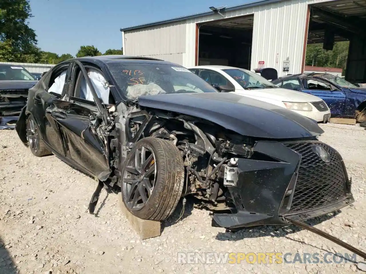 1 Photograph of a damaged car JTHBA1D2XK5086283 LEXUS IS 2019