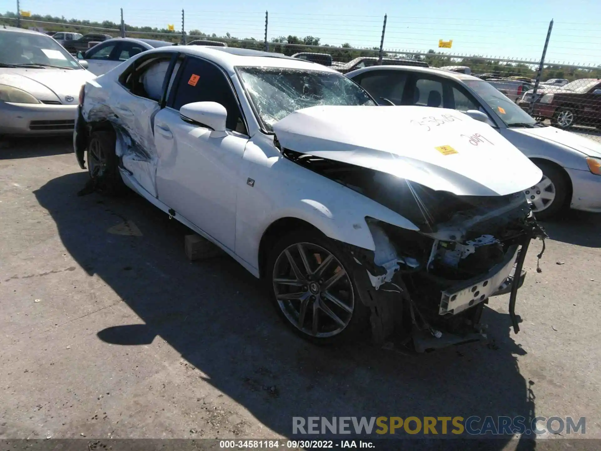 1 Photograph of a damaged car JTHBA1D2XK5086753 LEXUS IS 2019