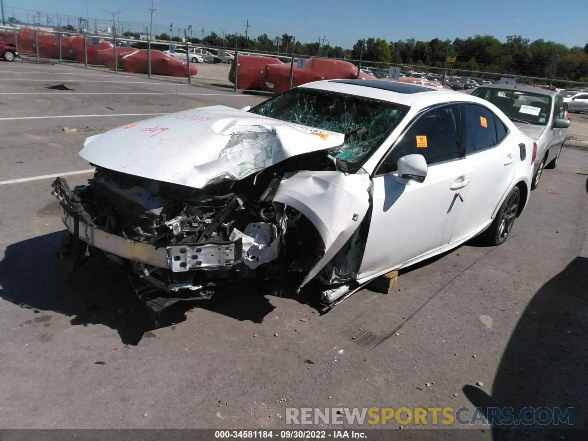 2 Photograph of a damaged car JTHBA1D2XK5086753 LEXUS IS 2019