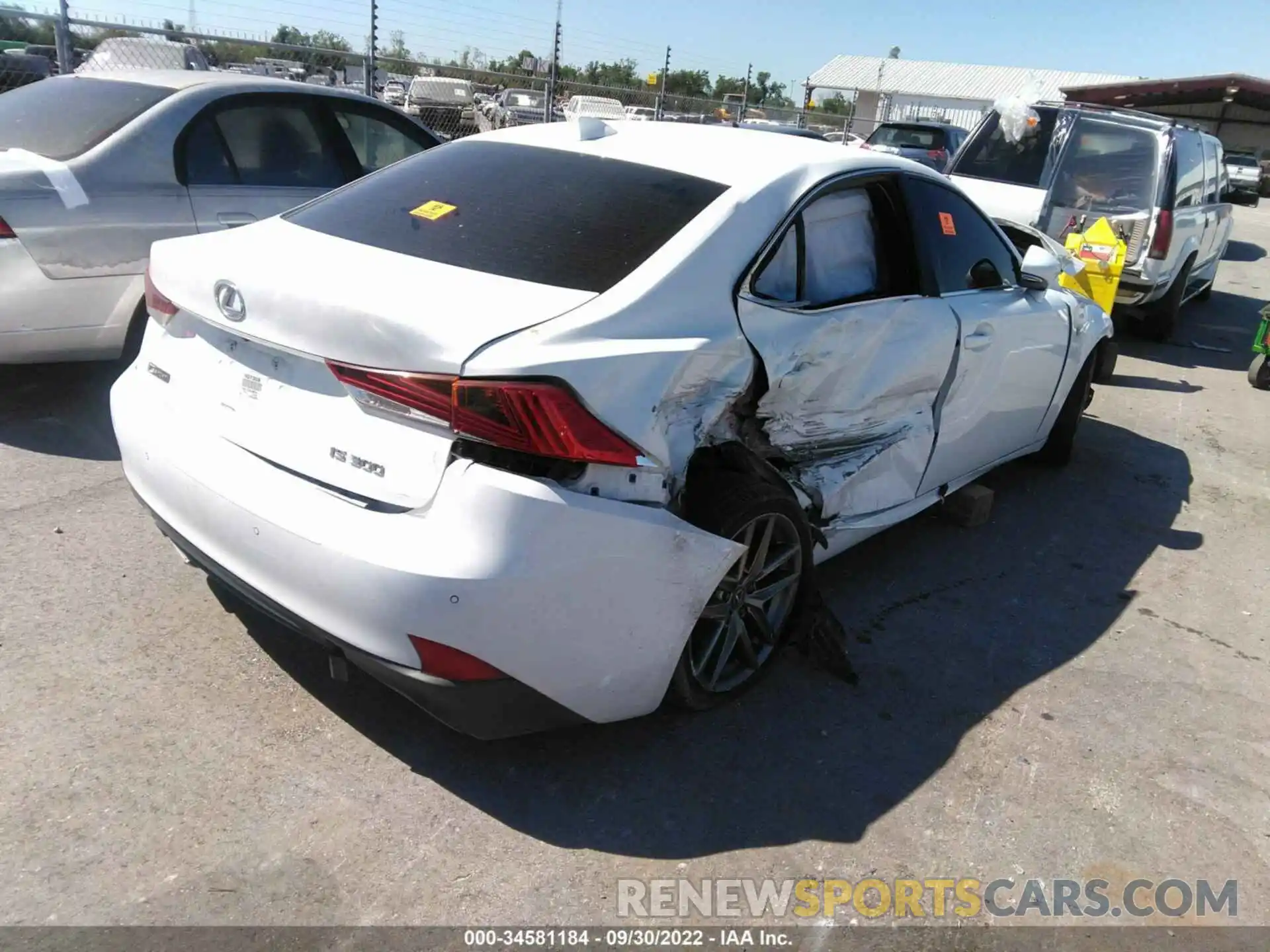 4 Photograph of a damaged car JTHBA1D2XK5086753 LEXUS IS 2019