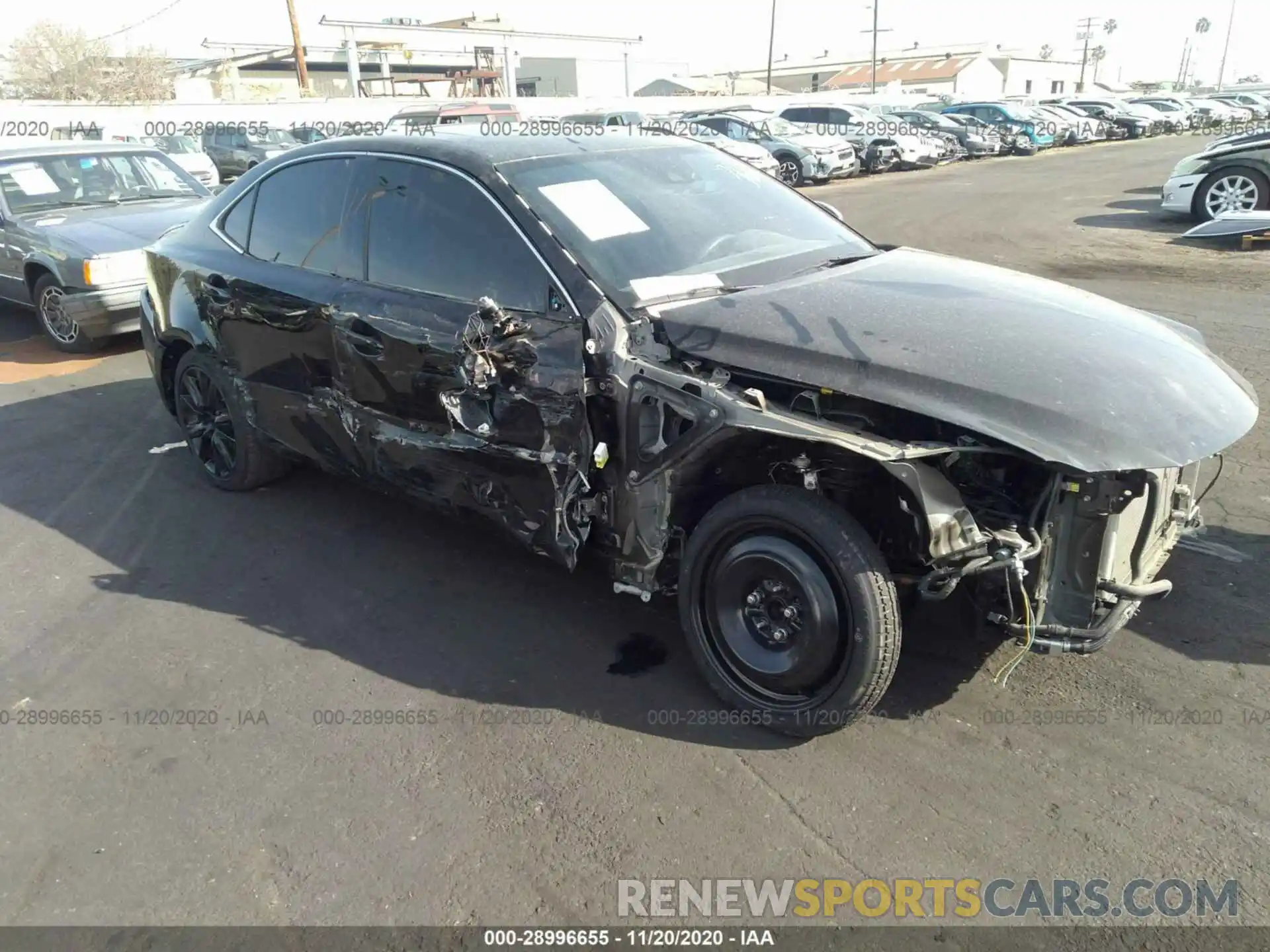 1 Photograph of a damaged car JTHBA1D2XK5093217 LEXUS IS 2019