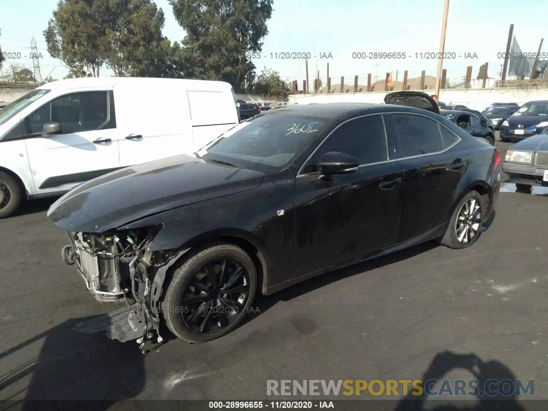 2 Photograph of a damaged car JTHBA1D2XK5093217 LEXUS IS 2019