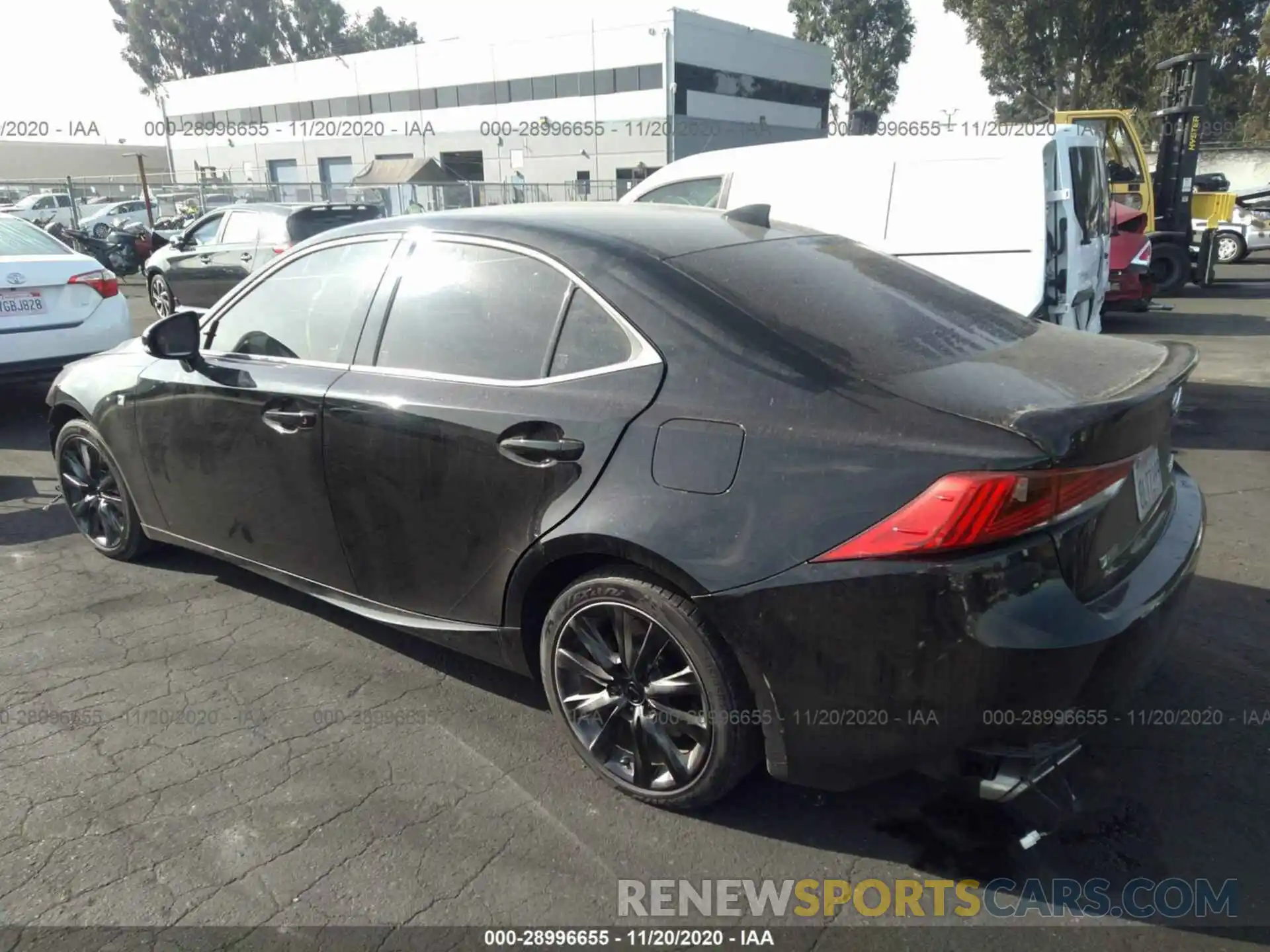 3 Photograph of a damaged car JTHBA1D2XK5093217 LEXUS IS 2019