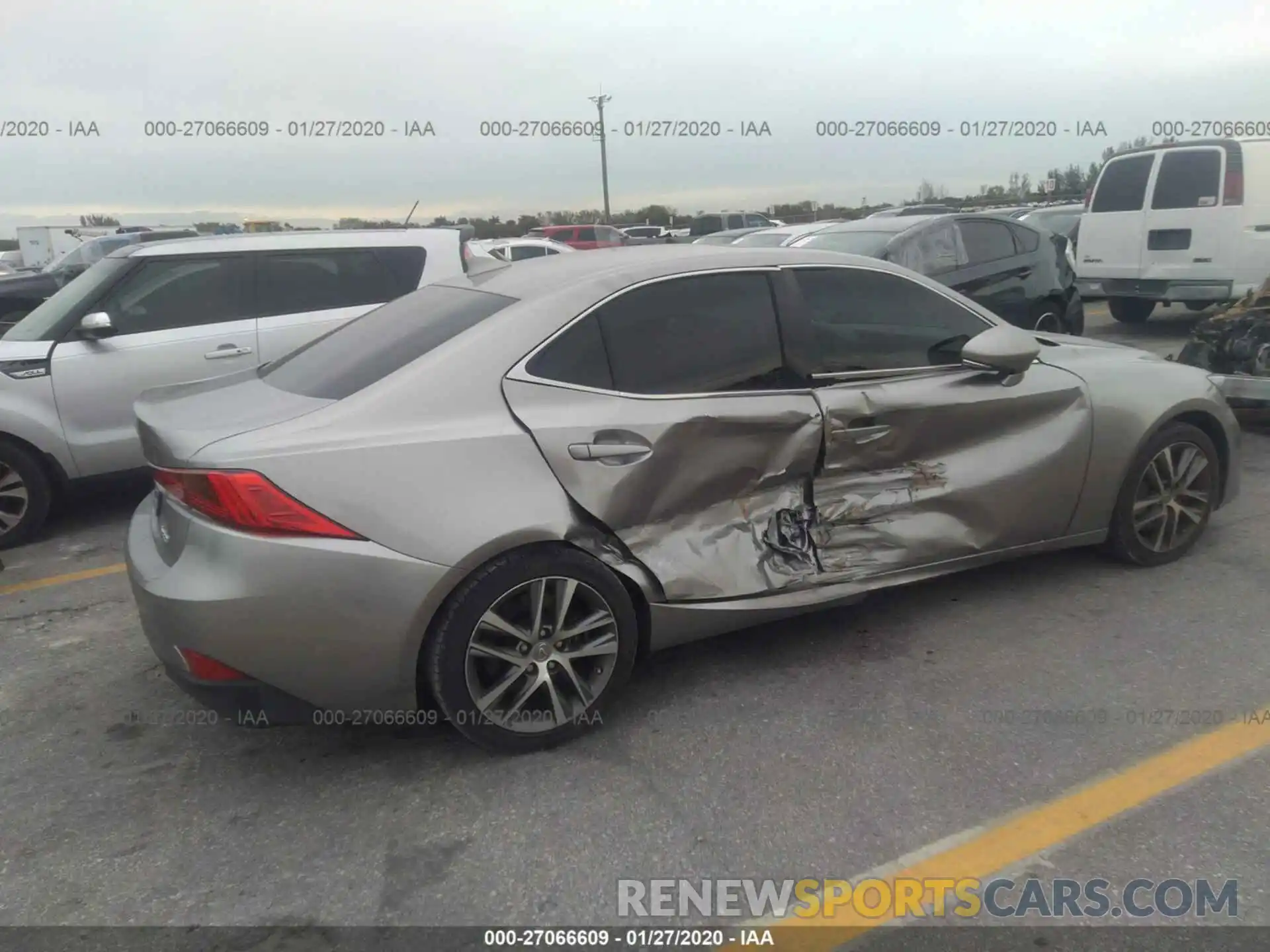 4 Photograph of a damaged car JTHBA1D2XK5096778 LEXUS IS 2019