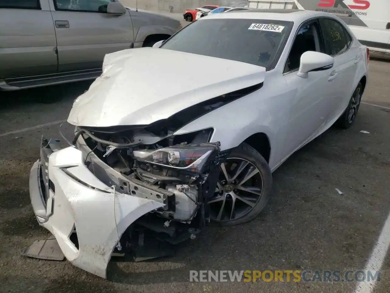 2 Photograph of a damaged car JTHBA1D2XK5097672 LEXUS IS 2019