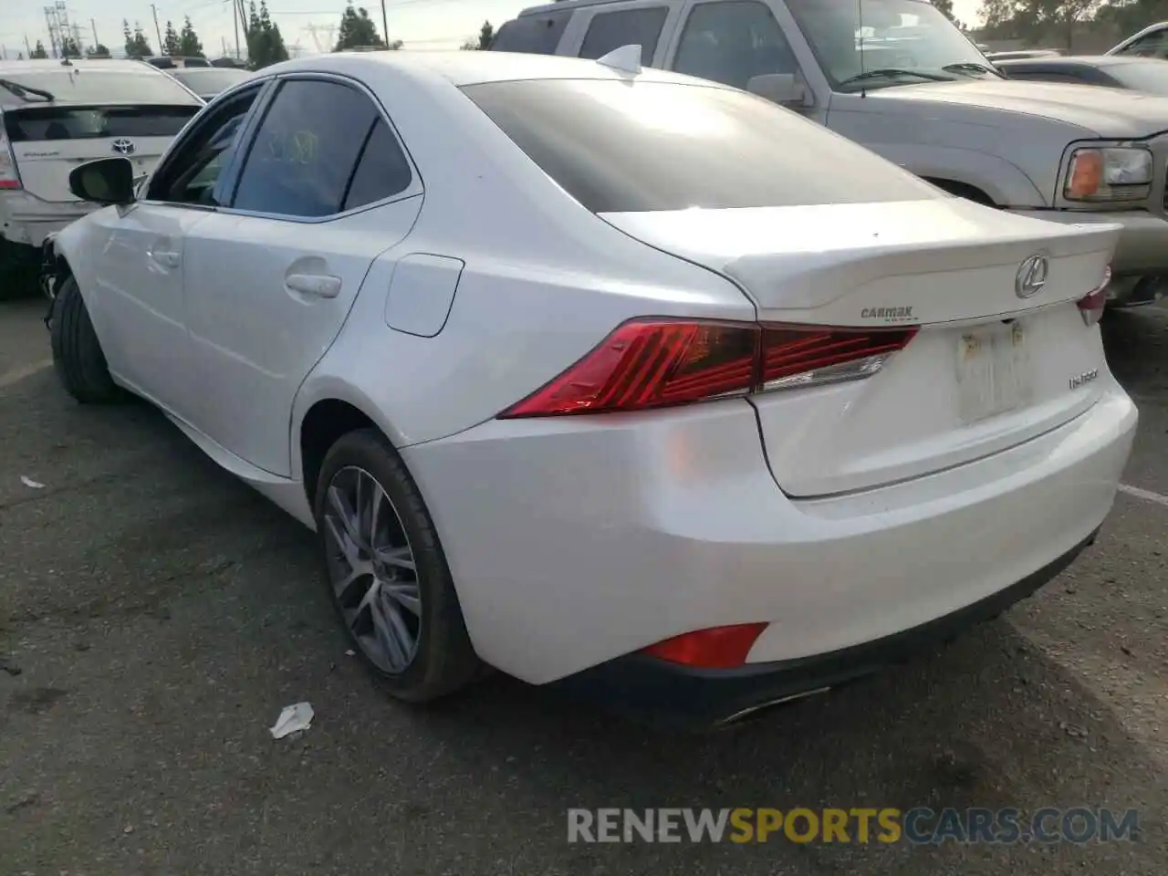 3 Photograph of a damaged car JTHBA1D2XK5097672 LEXUS IS 2019