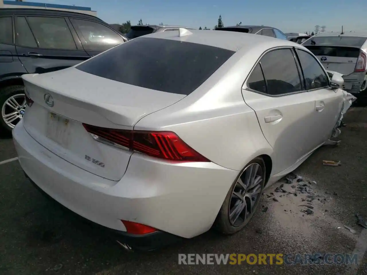 4 Photograph of a damaged car JTHBA1D2XK5097672 LEXUS IS 2019