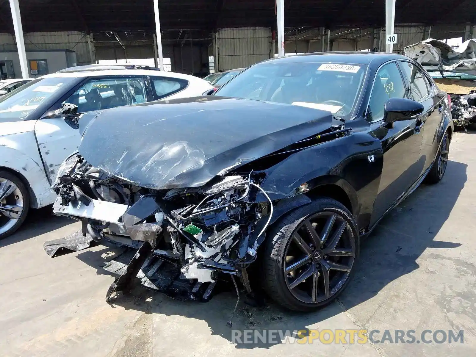 2 Photograph of a damaged car JTHBA1D2XK5098143 LEXUS IS 2019