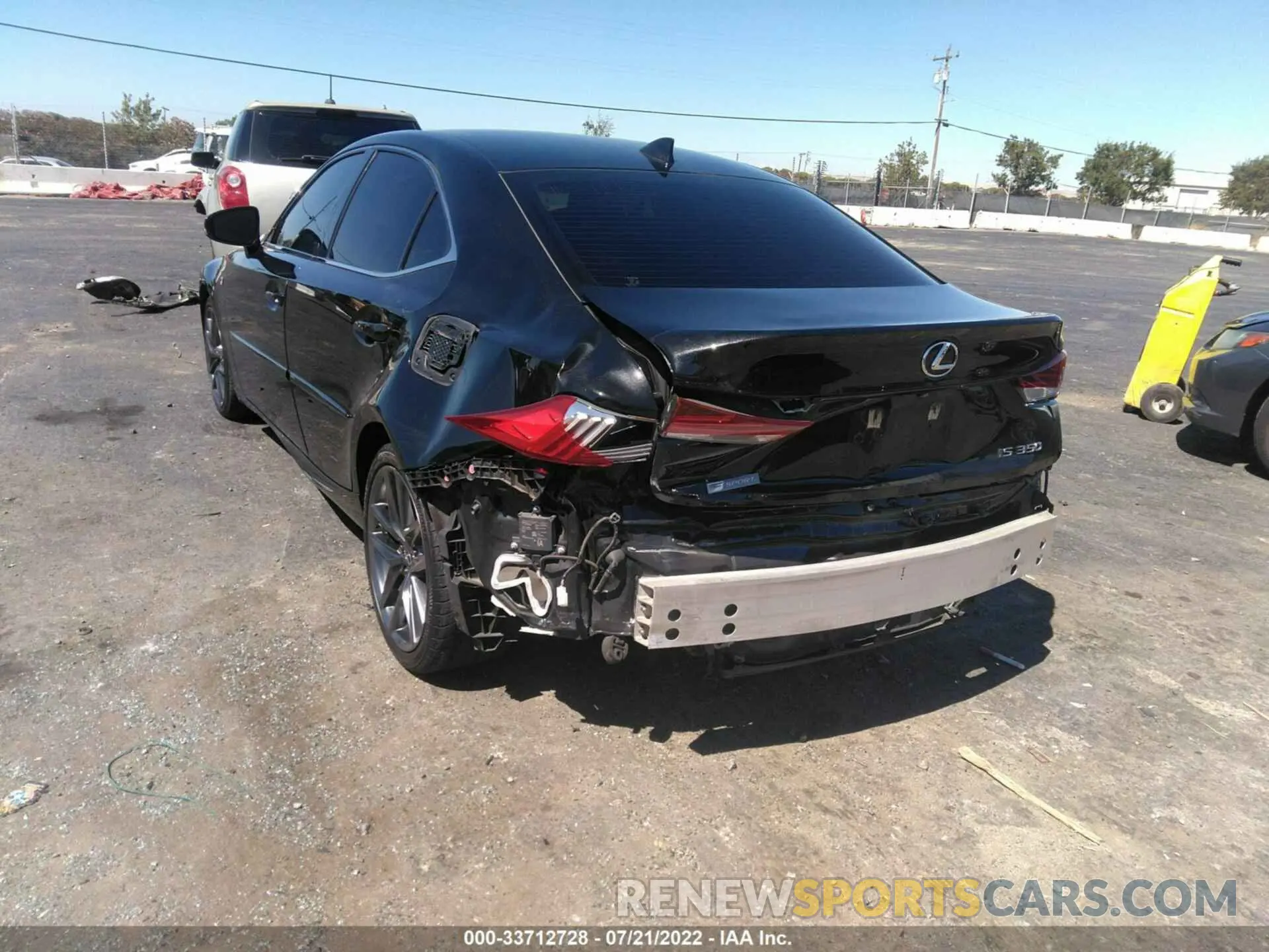 3 Photograph of a damaged car JTHBZ1D22K5034039 LEXUS IS 2019