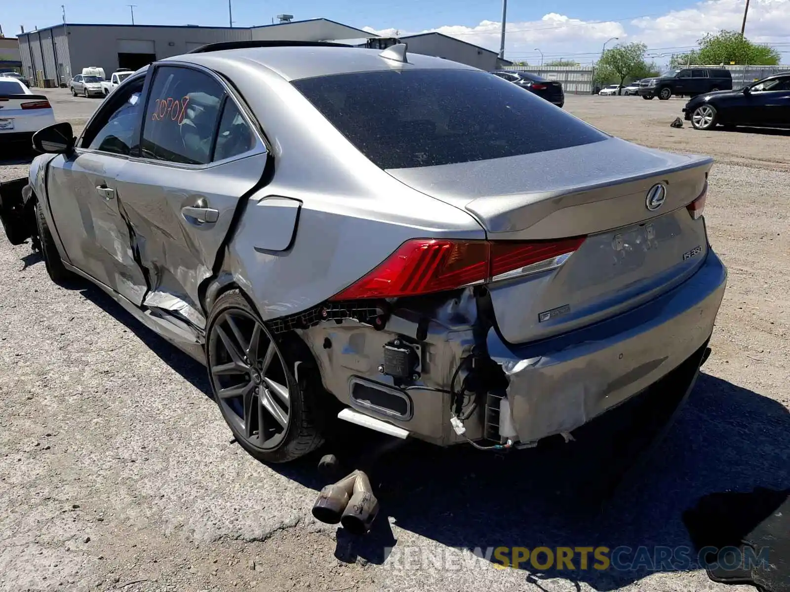 3 Photograph of a damaged car JTHBZ1D24K5034317 LEXUS IS 2019