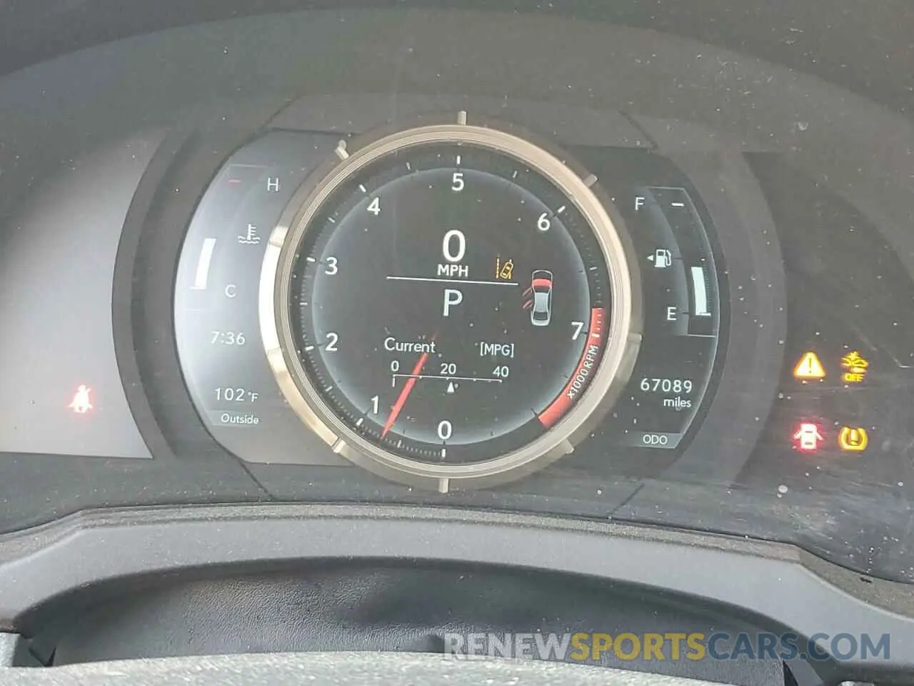 9 Photograph of a damaged car JTHBZ1D25K5034472 LEXUS IS 2019