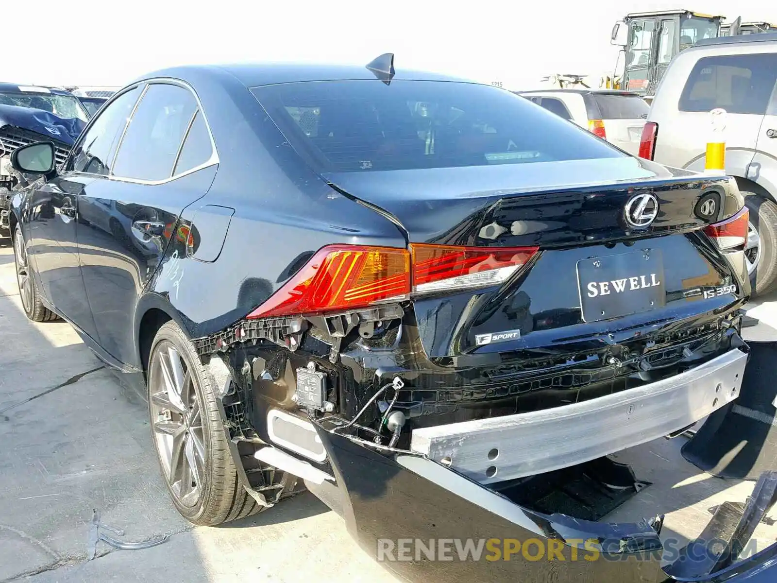 3 Photograph of a damaged car JTHBZ1D28K5034367 LEXUS IS 2019