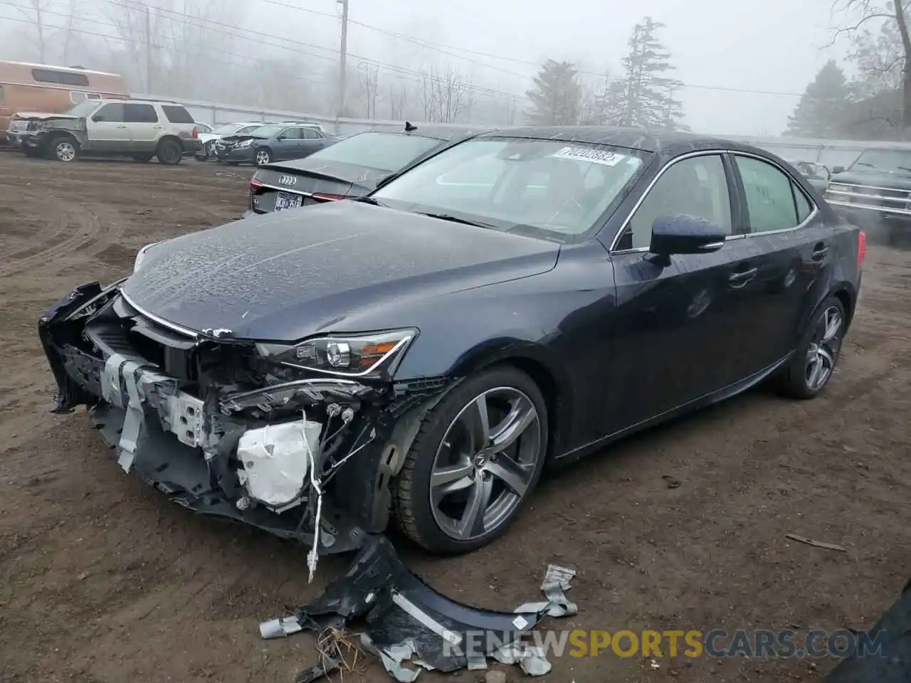 1 Photograph of a damaged car JTHC81D20K5035424 LEXUS IS 2019