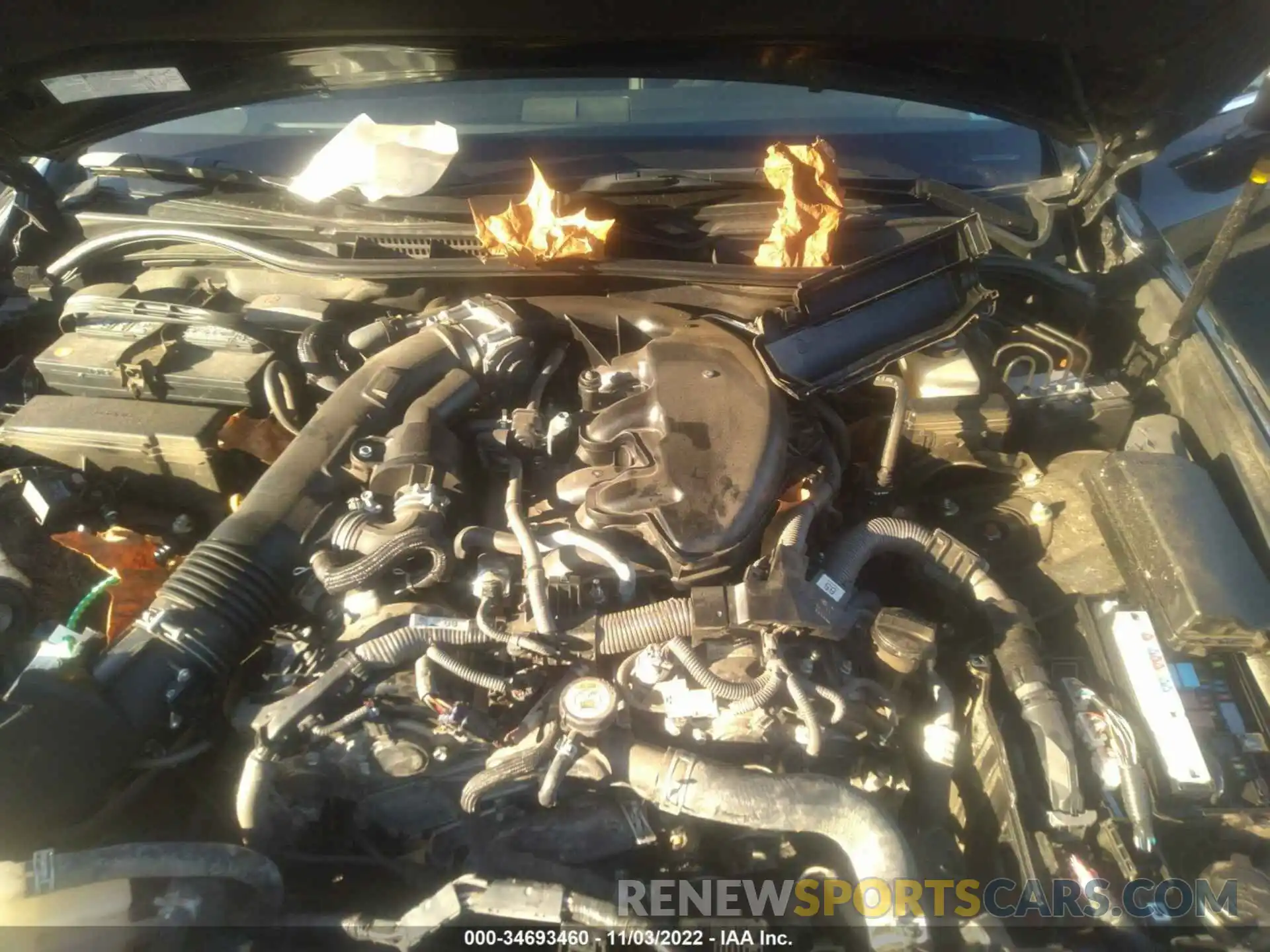 10 Photograph of a damaged car JTHC81D20K5037383 LEXUS IS 2019