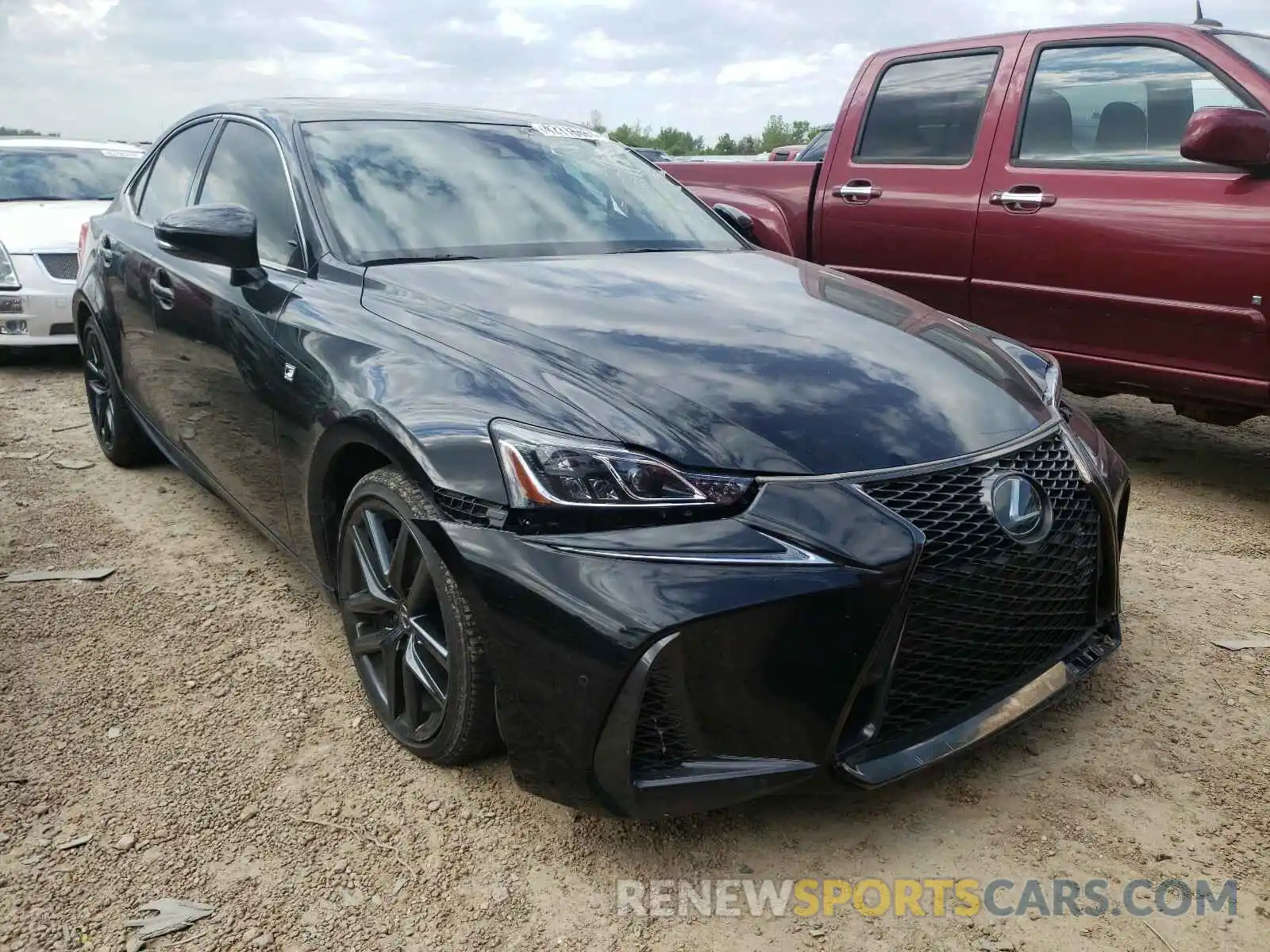 1 Photograph of a damaged car JTHC81D20K5037819 LEXUS IS 2019