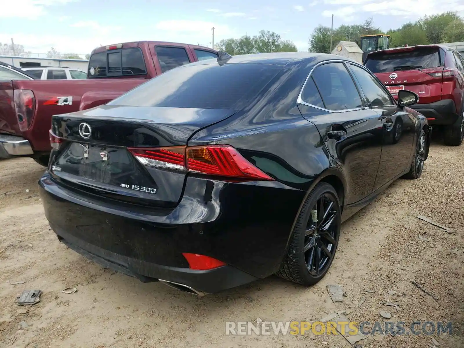 4 Photograph of a damaged car JTHC81D20K5037819 LEXUS IS 2019