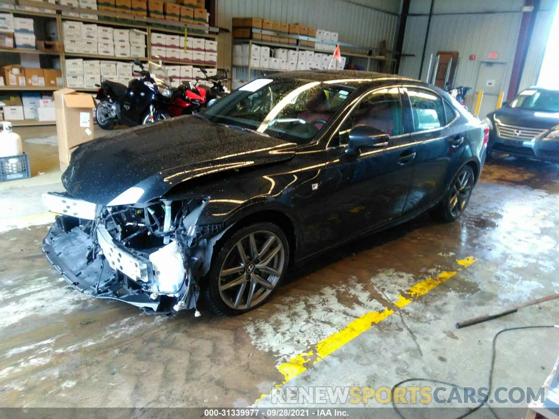 2 Photograph of a damaged car JTHC81D21K5034430 LEXUS IS 2019