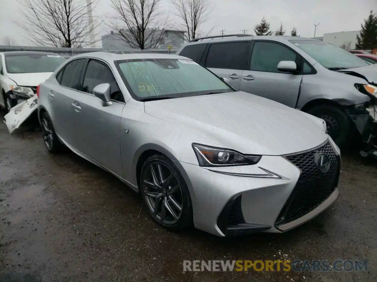 1 Photograph of a damaged car JTHC81D21K5036310 LEXUS IS 2019