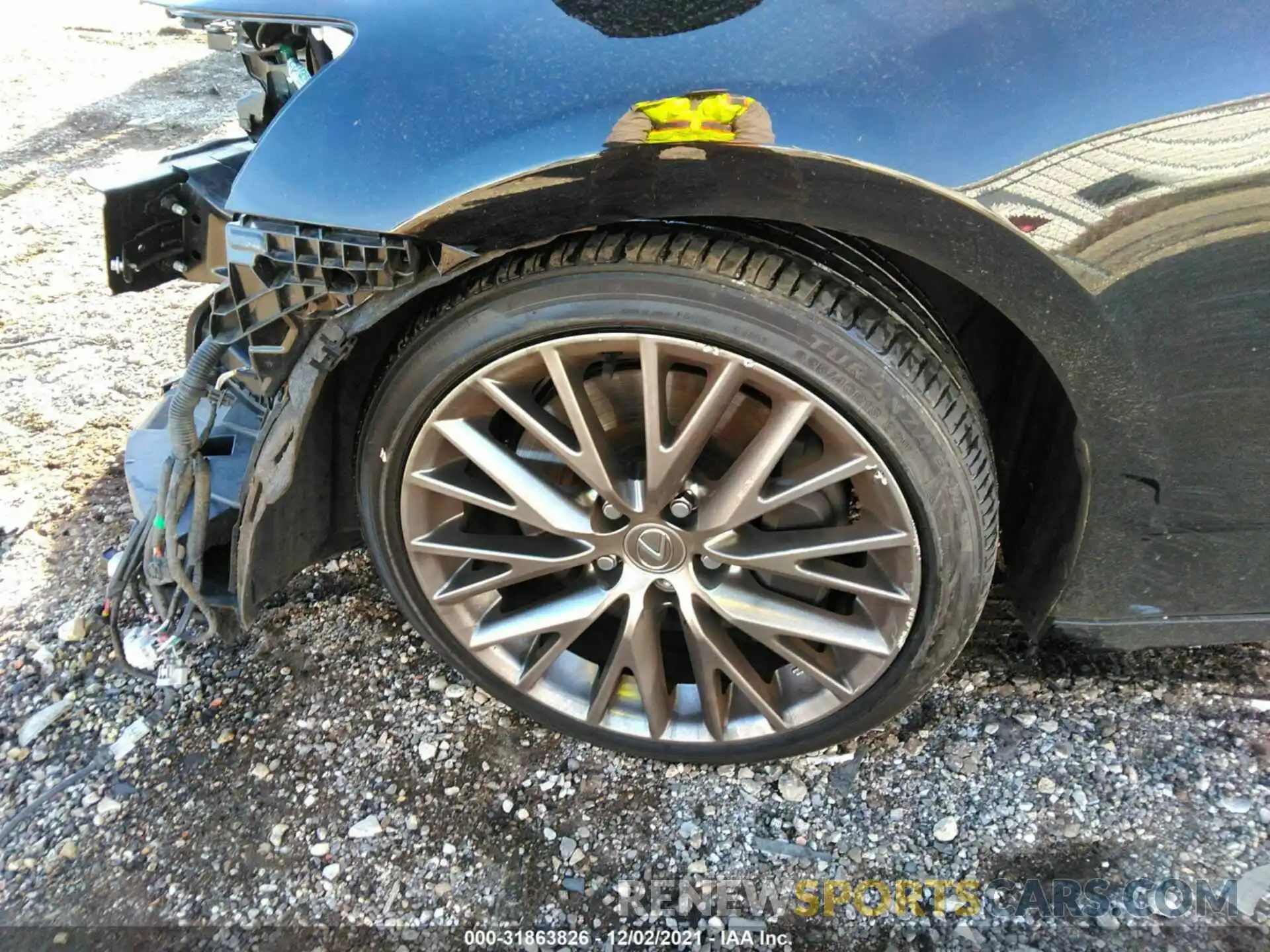 12 Photograph of a damaged car JTHC81D22K5034954 LEXUS IS 2019