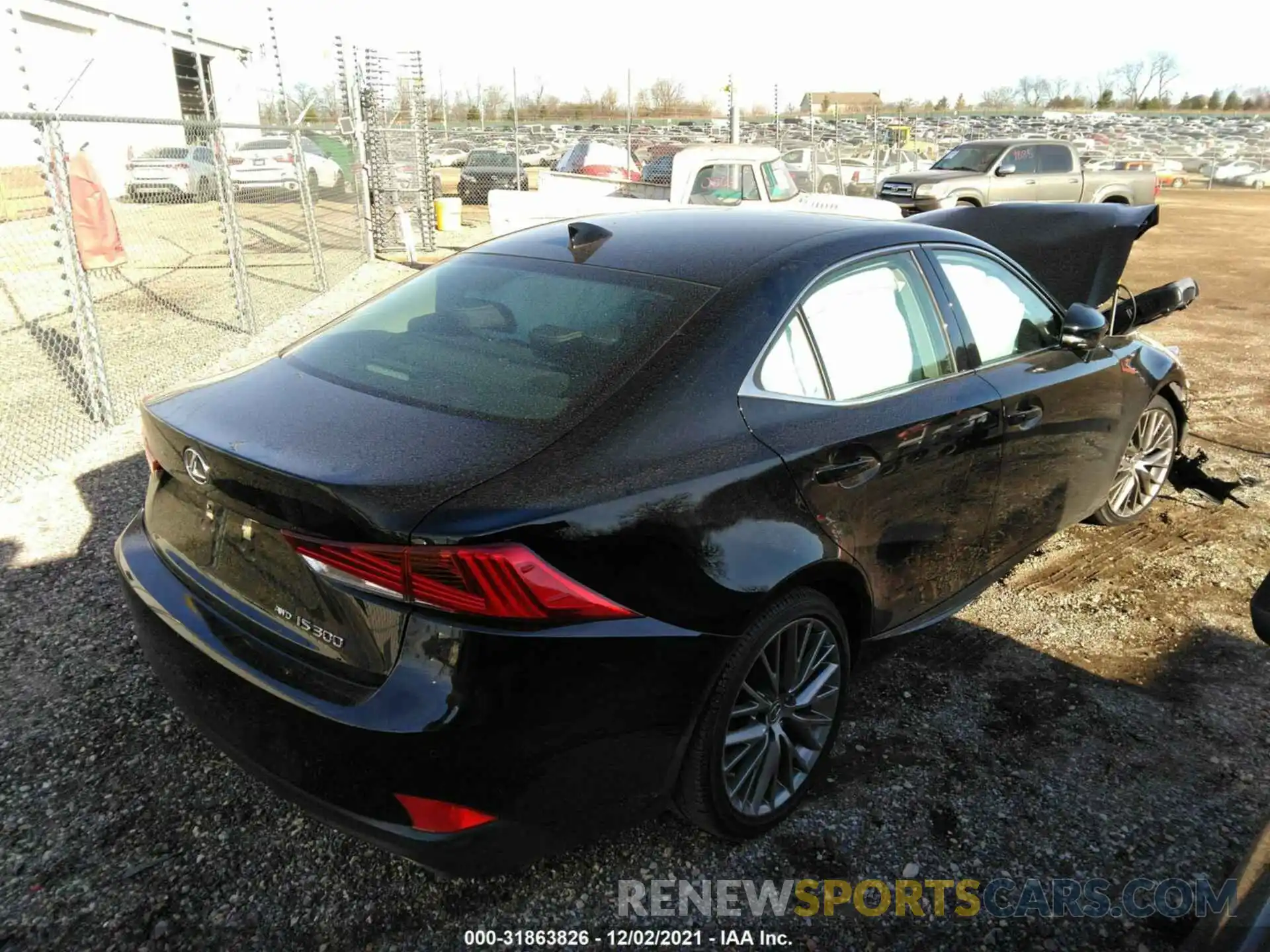 4 Photograph of a damaged car JTHC81D22K5034954 LEXUS IS 2019