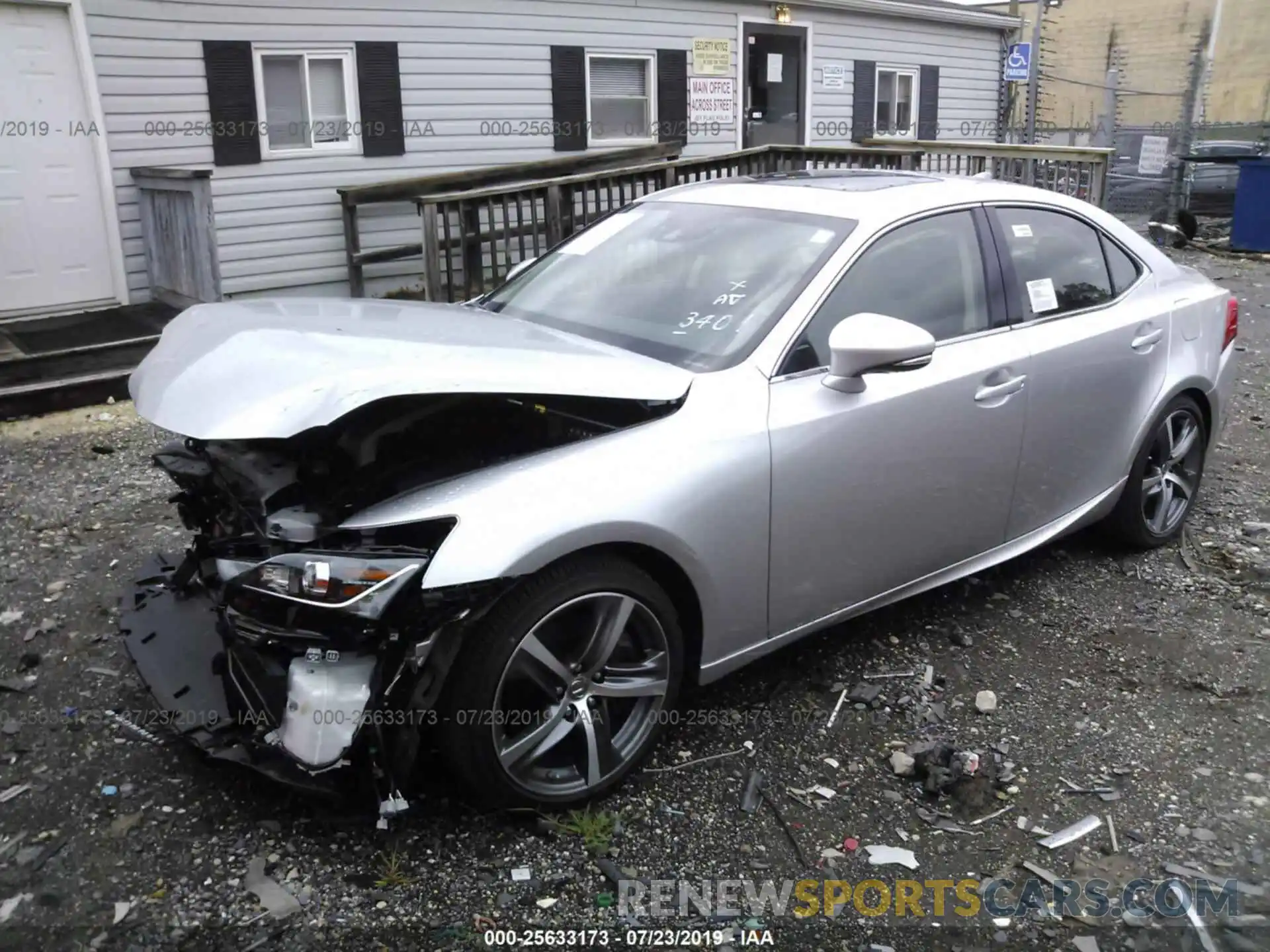 2 Photograph of a damaged car JTHC81D22K5037045 LEXUS IS 2019