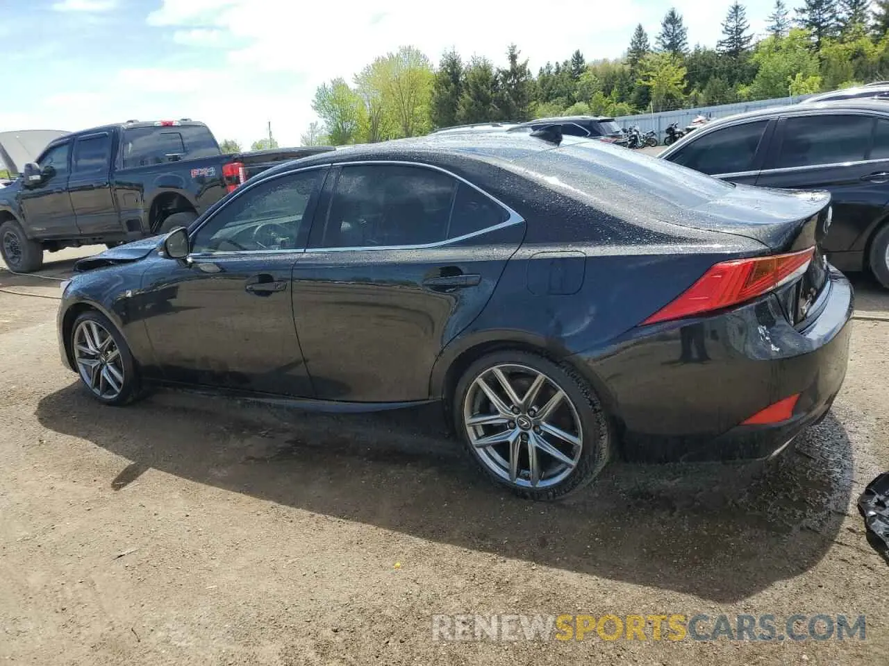 2 Photograph of a damaged car JTHC81D22K5038308 LEXUS IS 2019