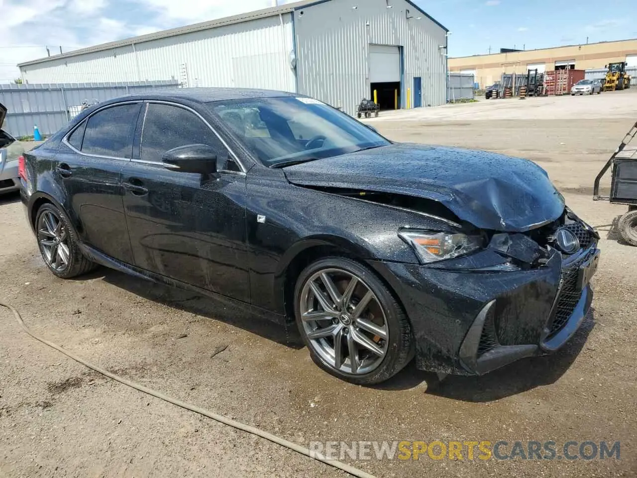 4 Photograph of a damaged car JTHC81D22K5038308 LEXUS IS 2019