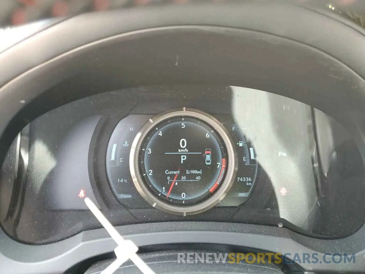 9 Photograph of a damaged car JTHC81D22K5038308 LEXUS IS 2019