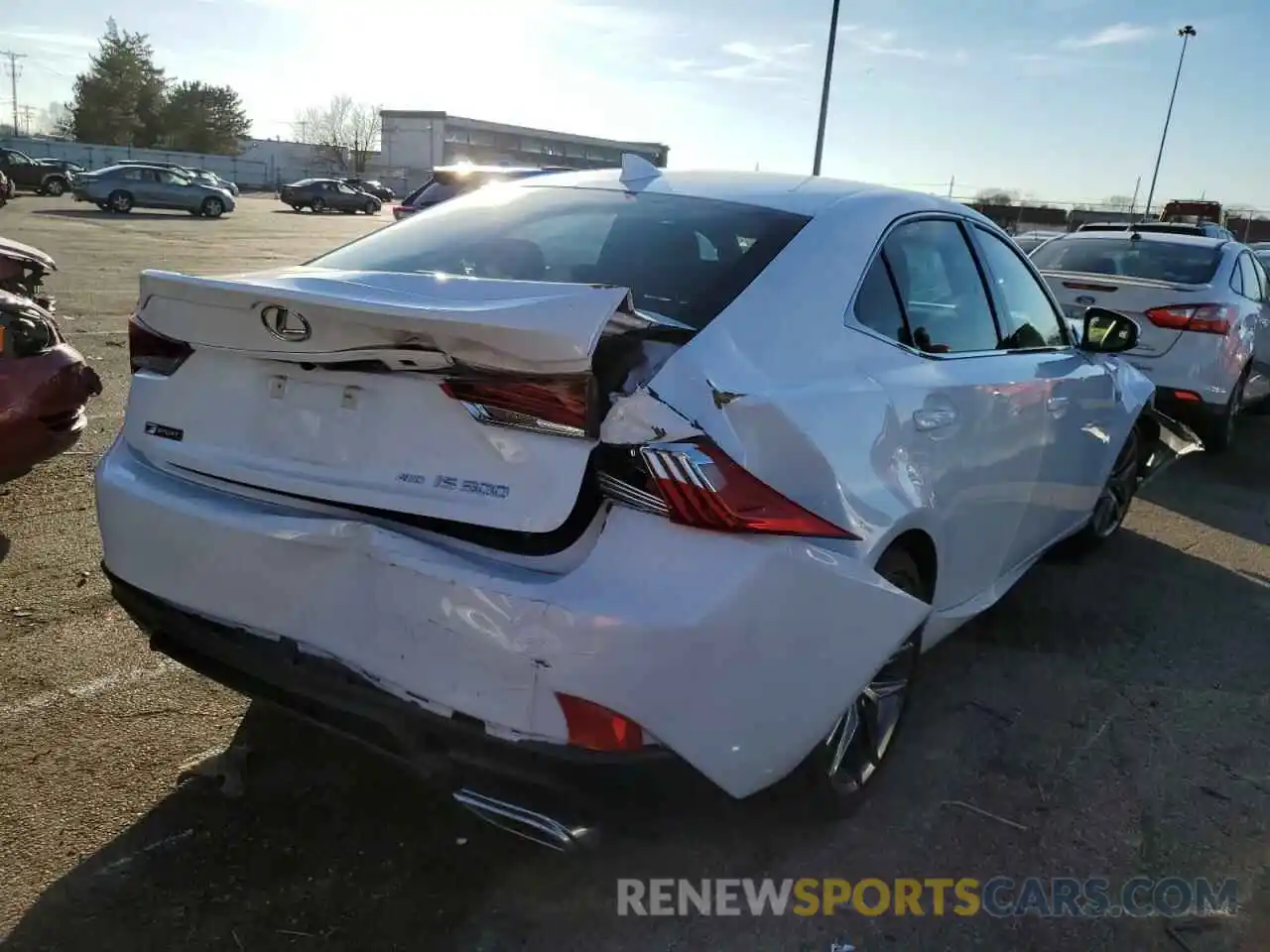 4 Photograph of a damaged car JTHC81D22K5039930 LEXUS IS 2019