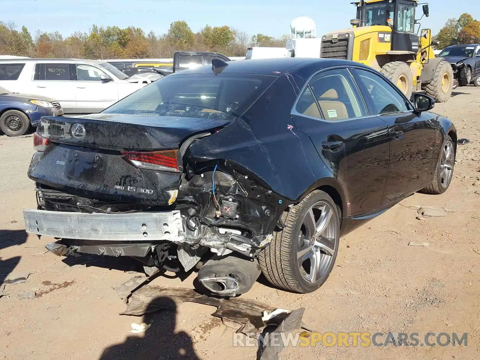 4 Photograph of a damaged car JTHC81D23K5035451 LEXUS IS 2019