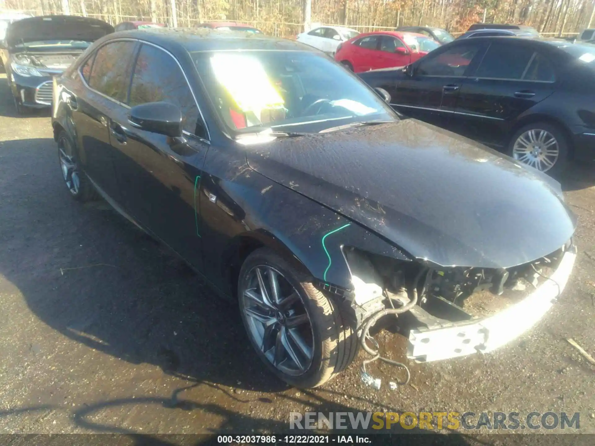 1 Photograph of a damaged car JTHC81D23K5036907 LEXUS IS 2019