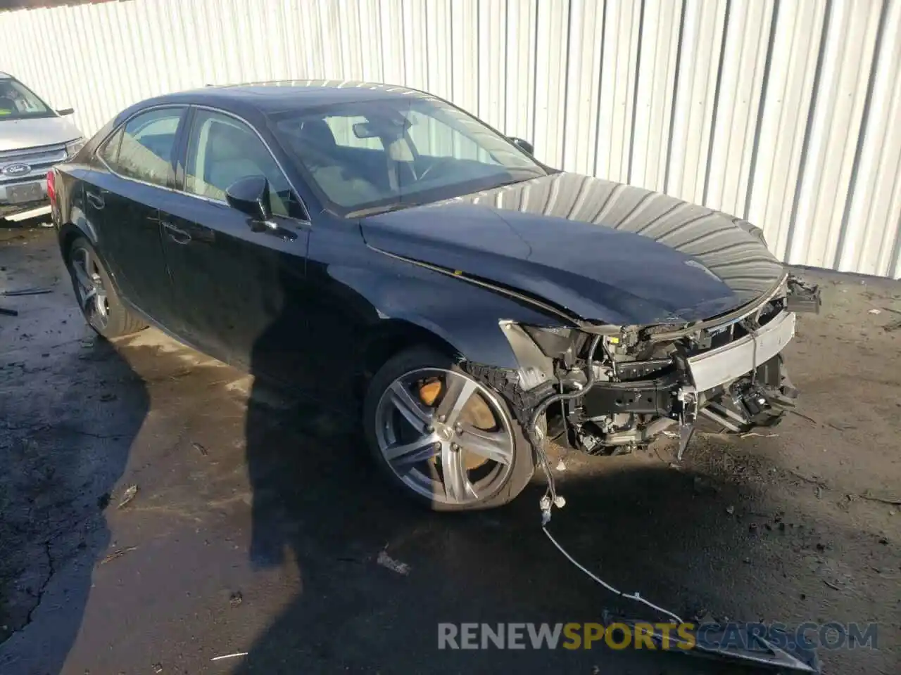 1 Photograph of a damaged car JTHC81D23K5036972 LEXUS IS 2019