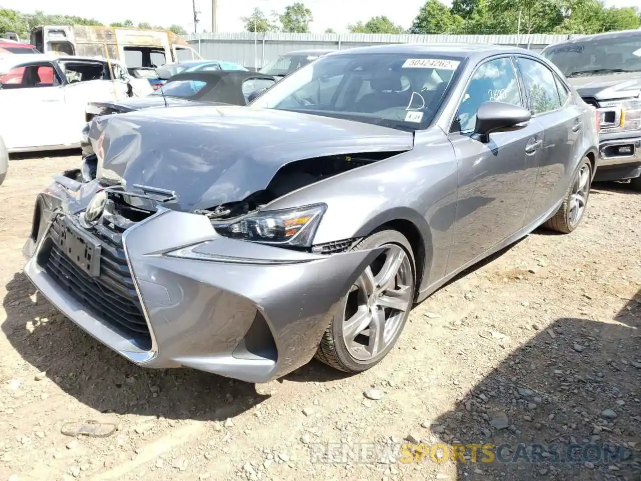 2 Photograph of a damaged car JTHC81D23K5037152 LEXUS IS 2019