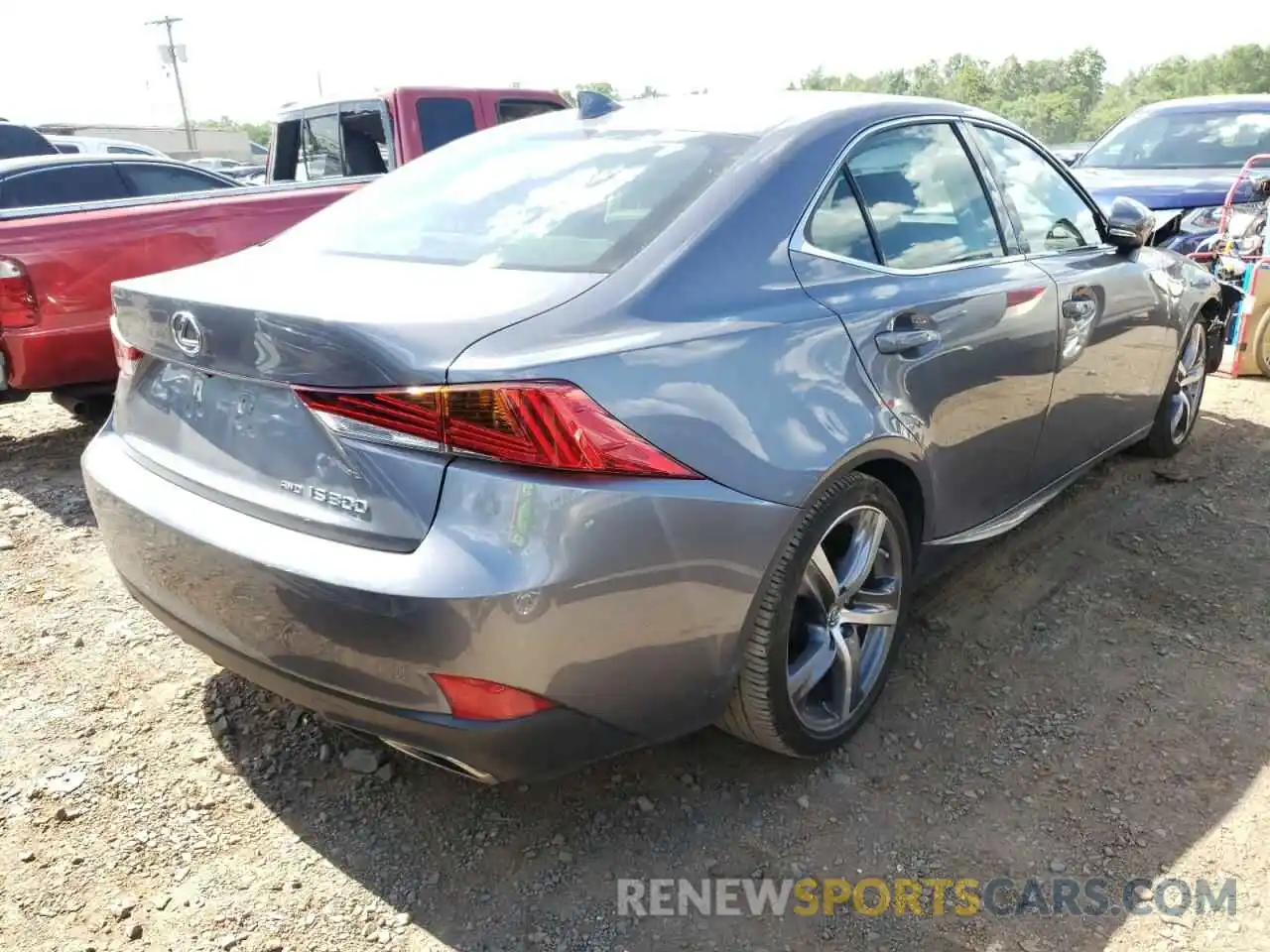 4 Photograph of a damaged car JTHC81D23K5037152 LEXUS IS 2019