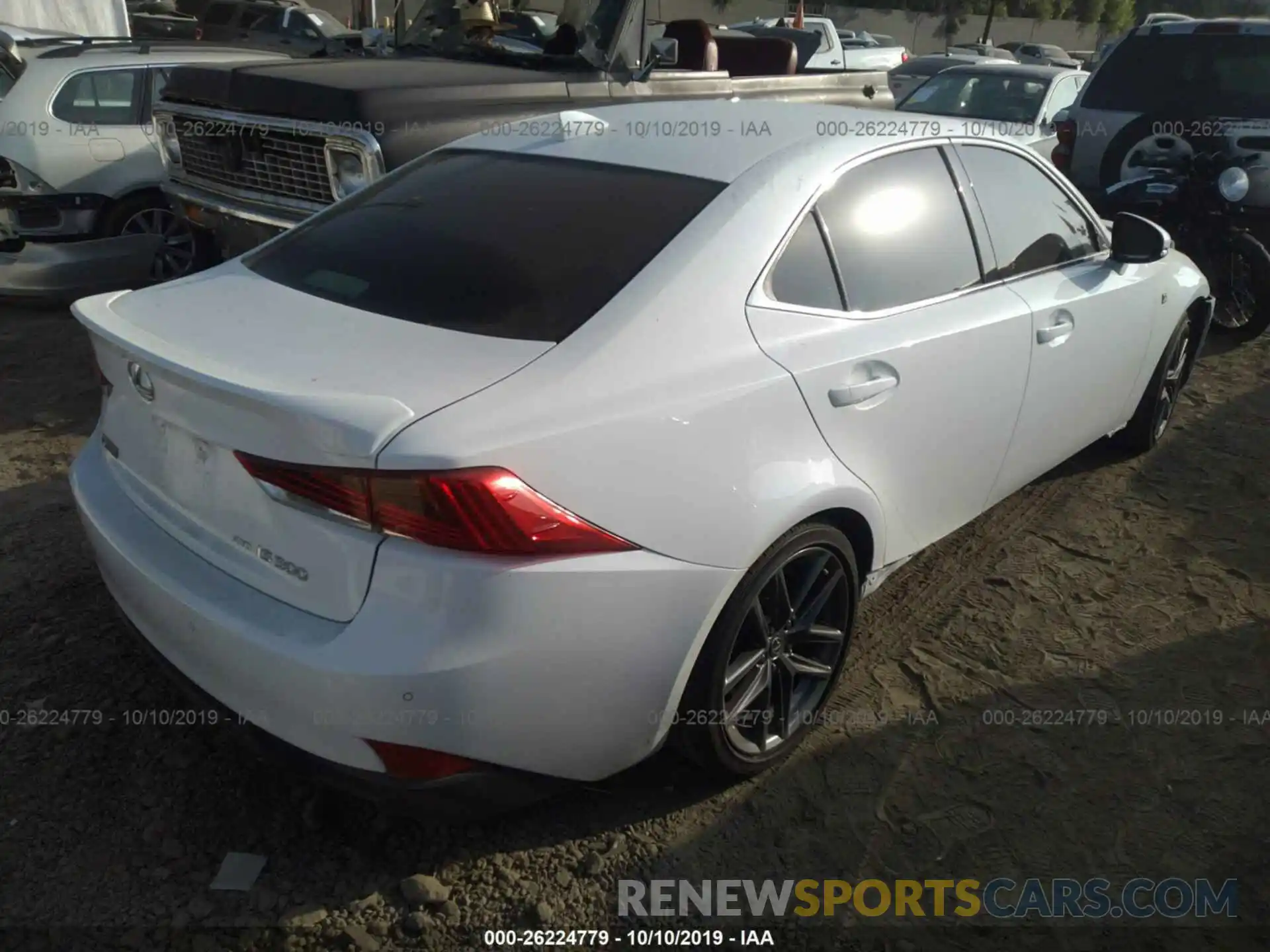 4 Photograph of a damaged car JTHC81D24K5035104 LEXUS IS 2019