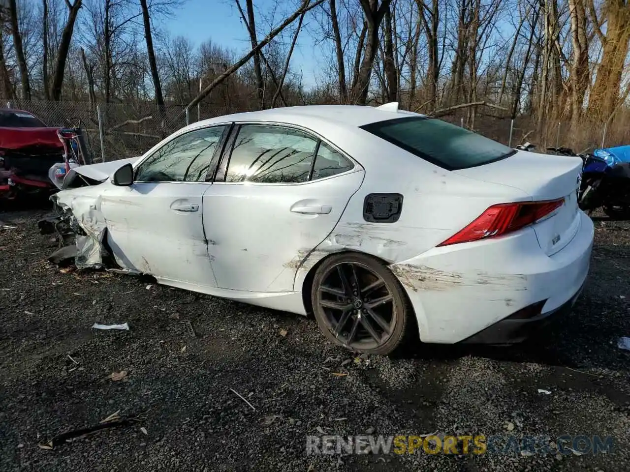 2 Photograph of a damaged car JTHC81D25K5037024 LEXUS IS 2019