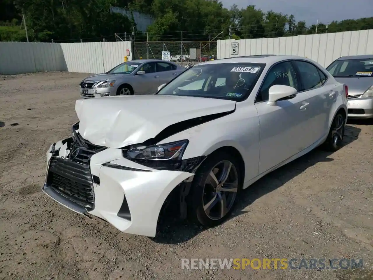 2 Photograph of a damaged car JTHC81D25K5037119 LEXUS IS 2019