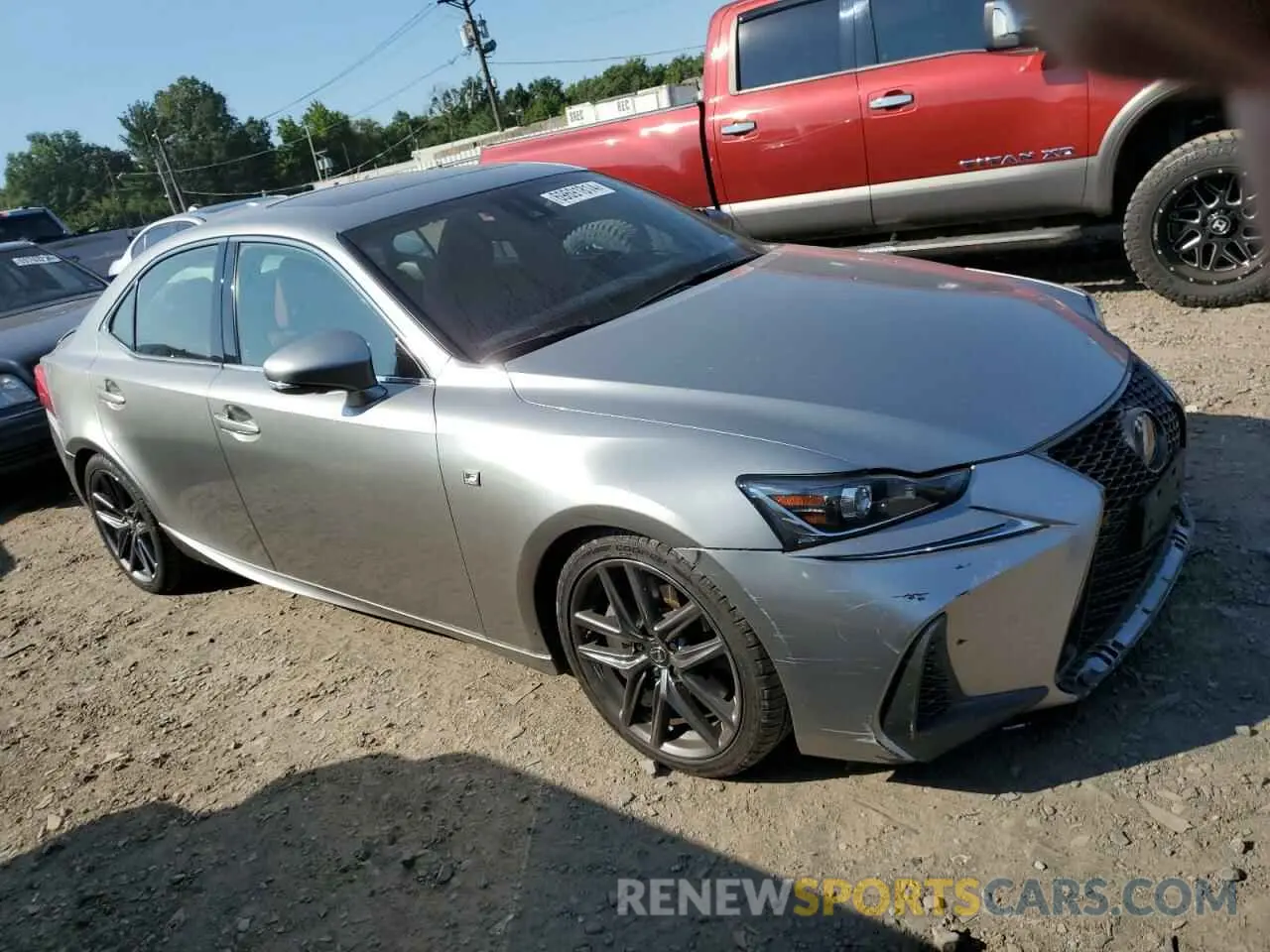 4 Photograph of a damaged car JTHC81D26K5035430 LEXUS IS 2019