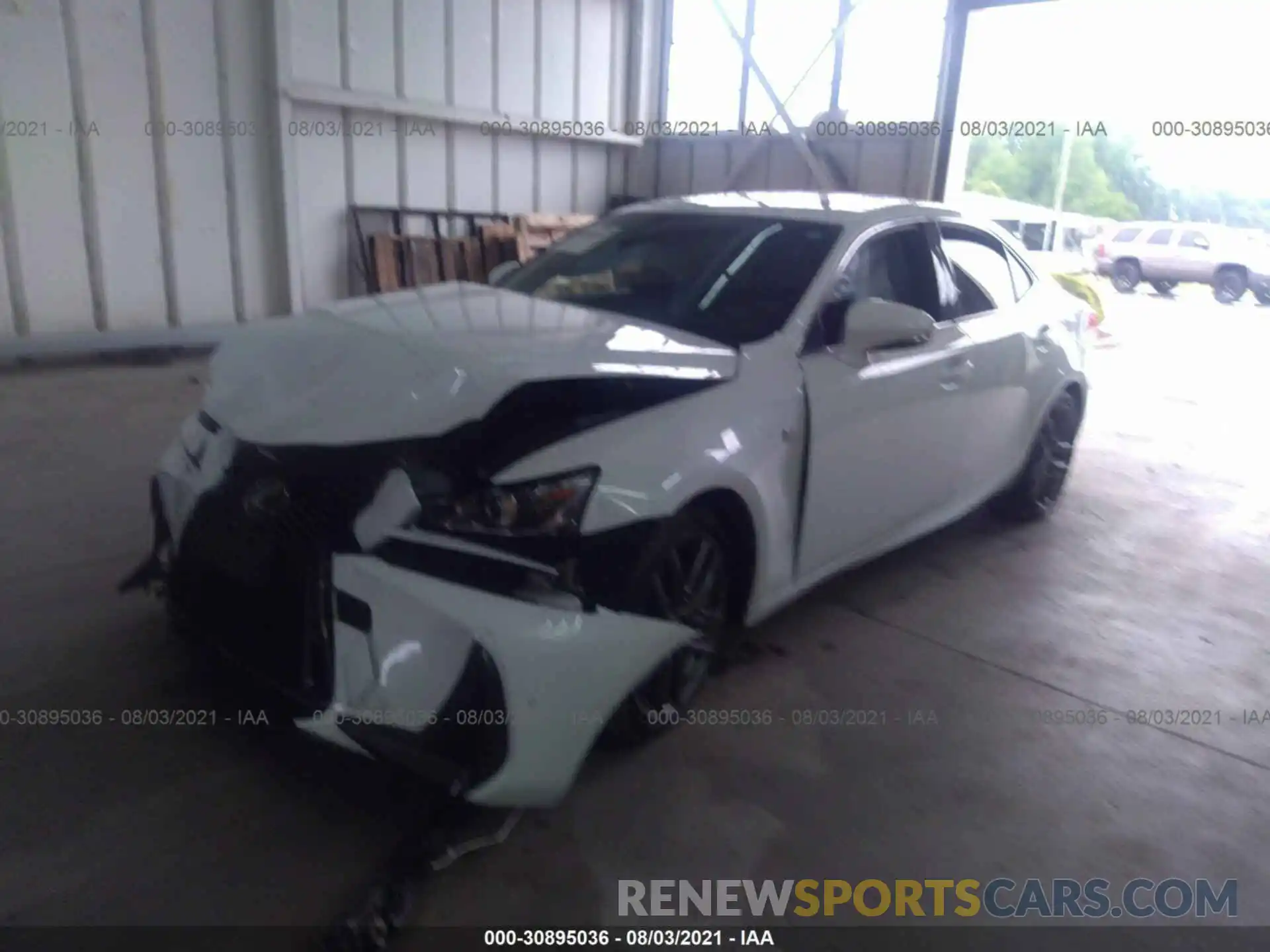 2 Photograph of a damaged car JTHC81D26K5036156 LEXUS IS 2019