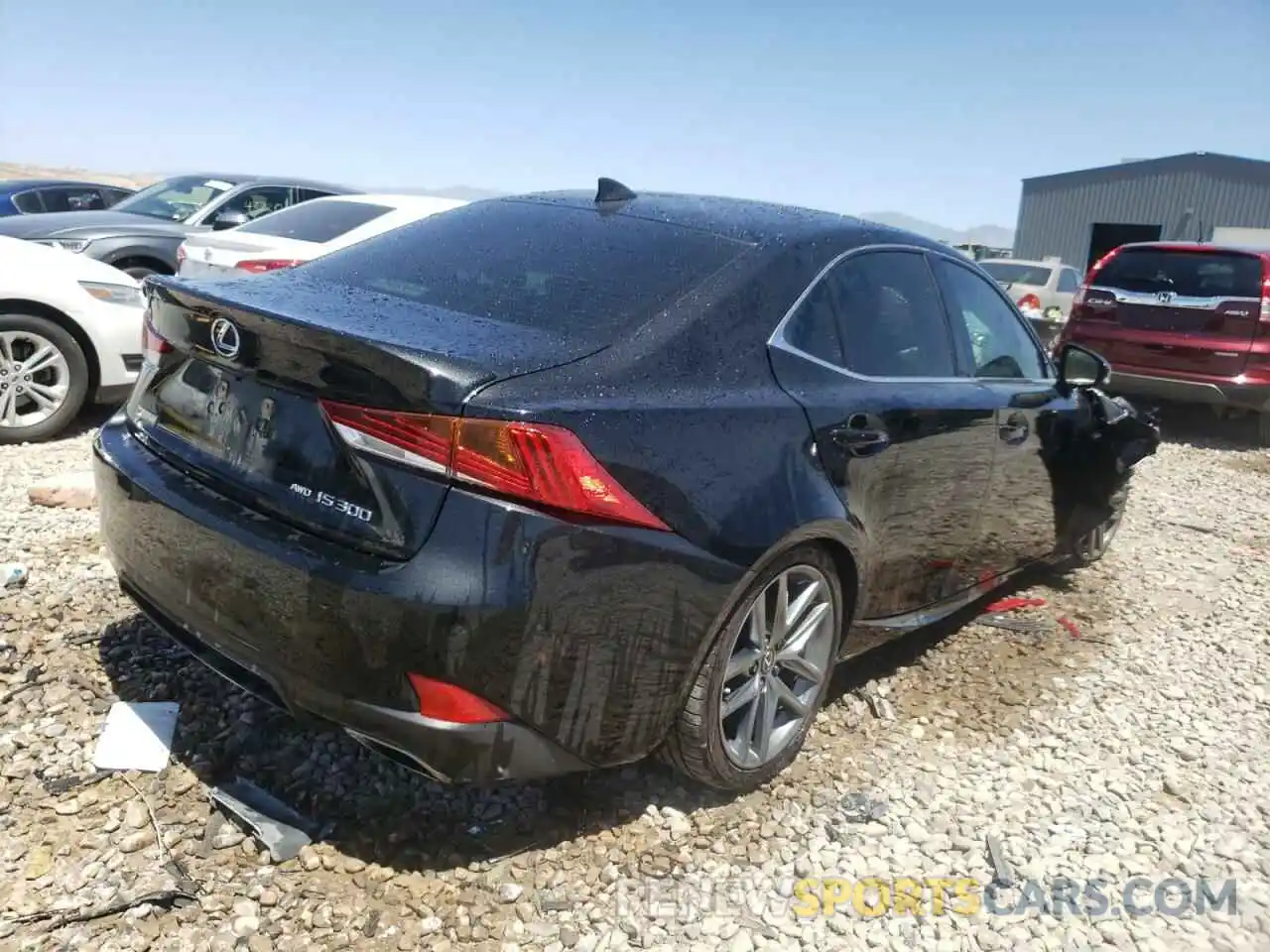 4 Photograph of a damaged car JTHC81D26K5036979 LEXUS IS 2019