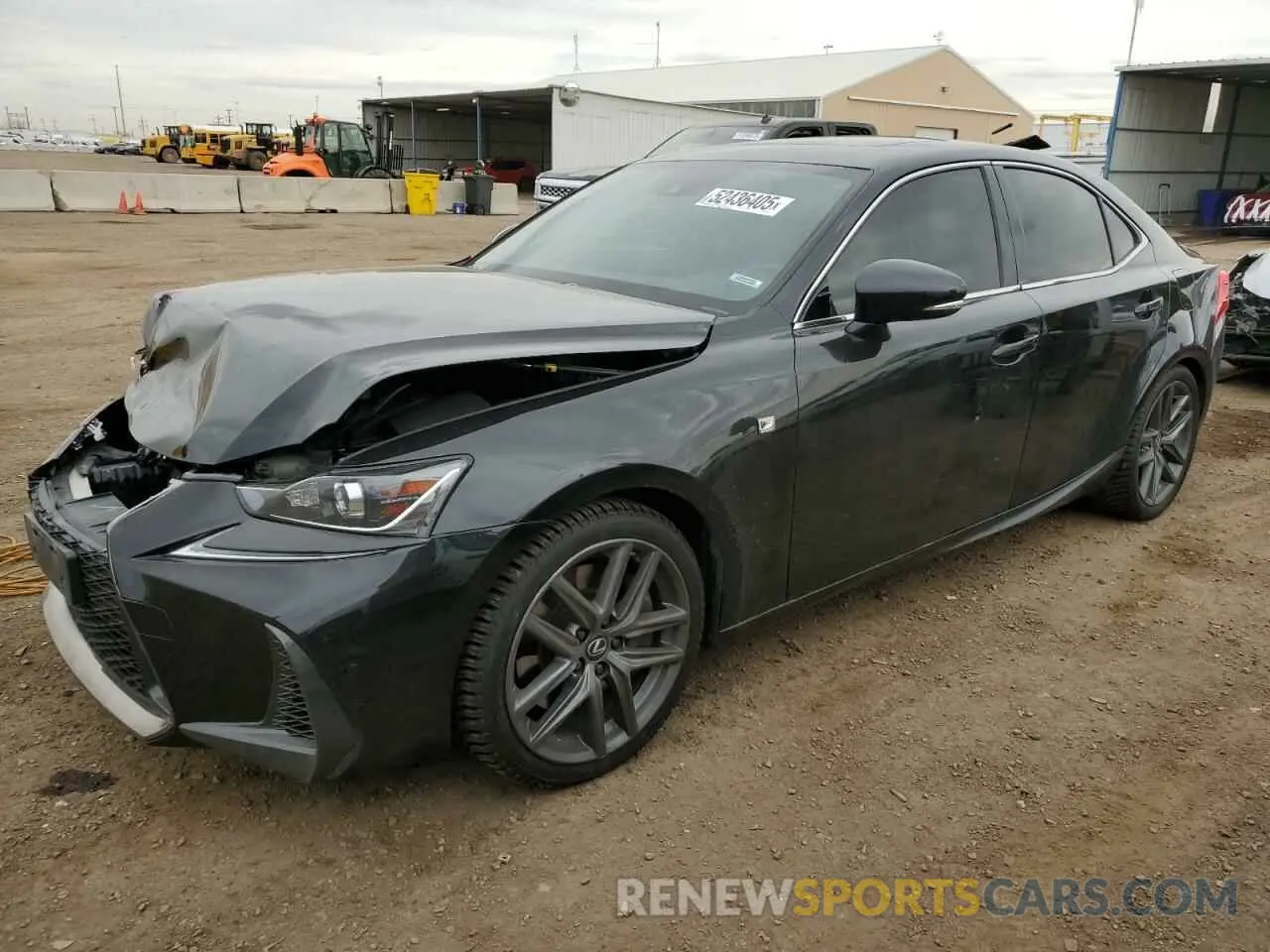1 Photograph of a damaged car JTHC81D27K5039163 LEXUS IS 2019