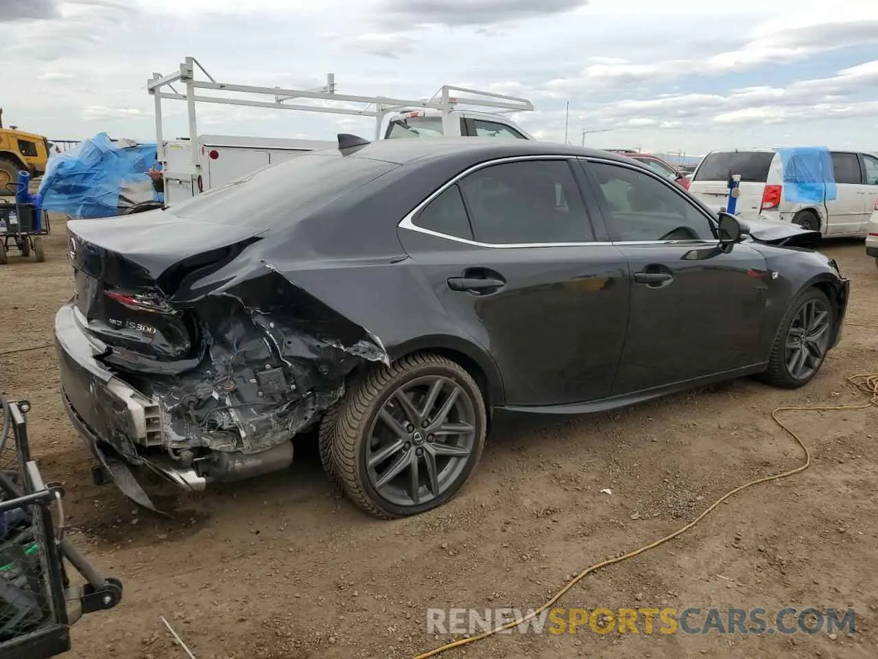 3 Photograph of a damaged car JTHC81D27K5039163 LEXUS IS 2019