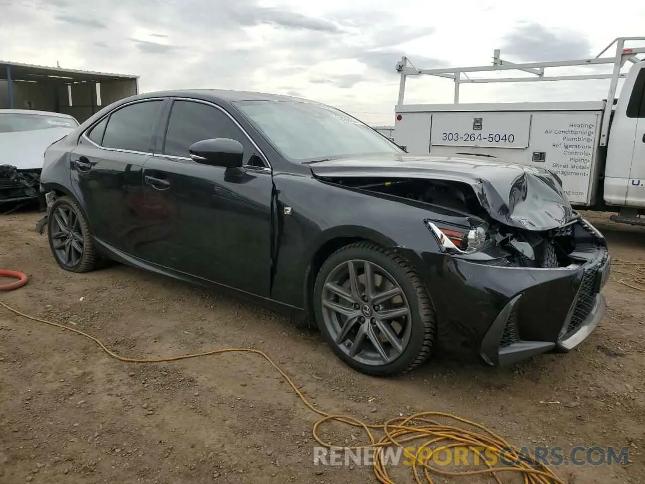 4 Photograph of a damaged car JTHC81D27K5039163 LEXUS IS 2019
