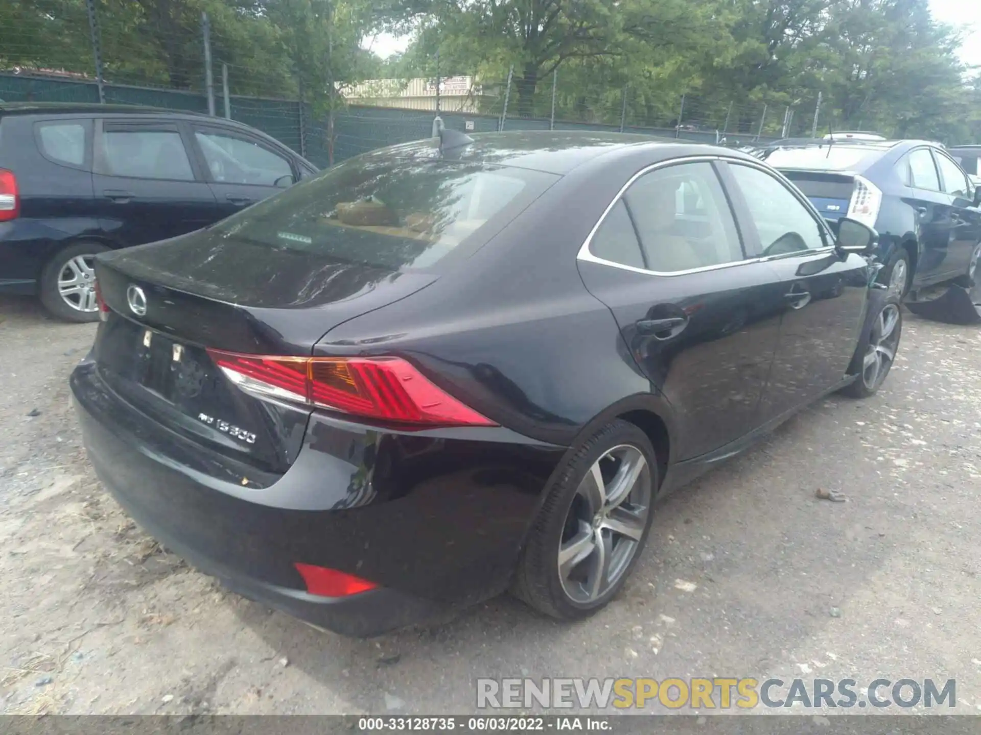 4 Photograph of a damaged car JTHC81D28K5035560 LEXUS IS 2019