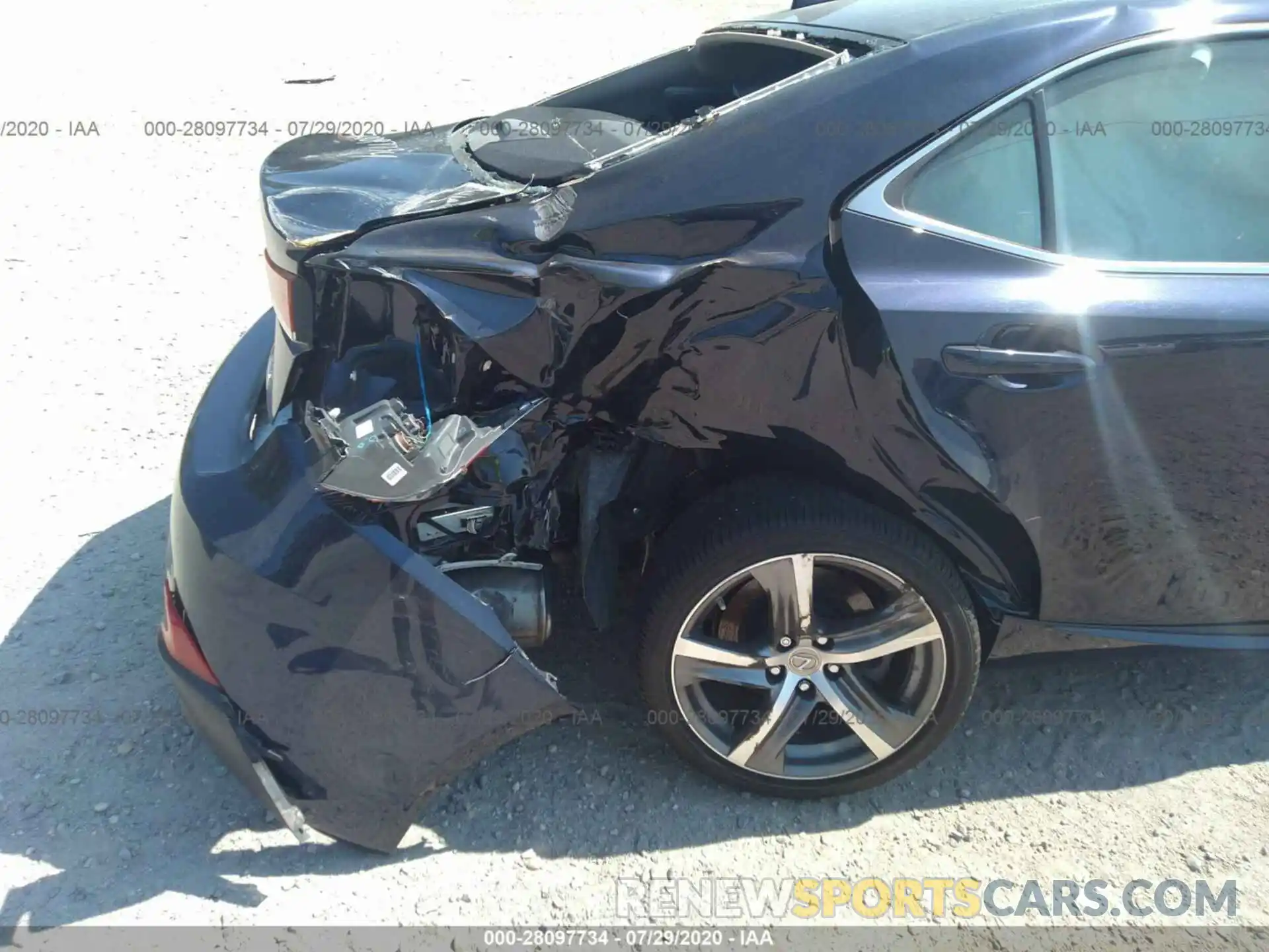 6 Photograph of a damaged car JTHC81D28K5037938 LEXUS IS 2019