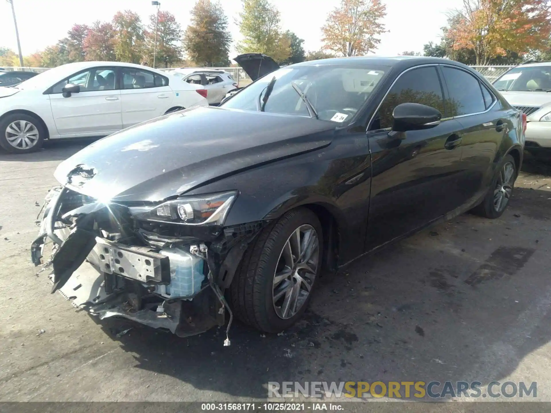 2 Photograph of a damaged car JTHC81D29K5034725 LEXUS IS 2019