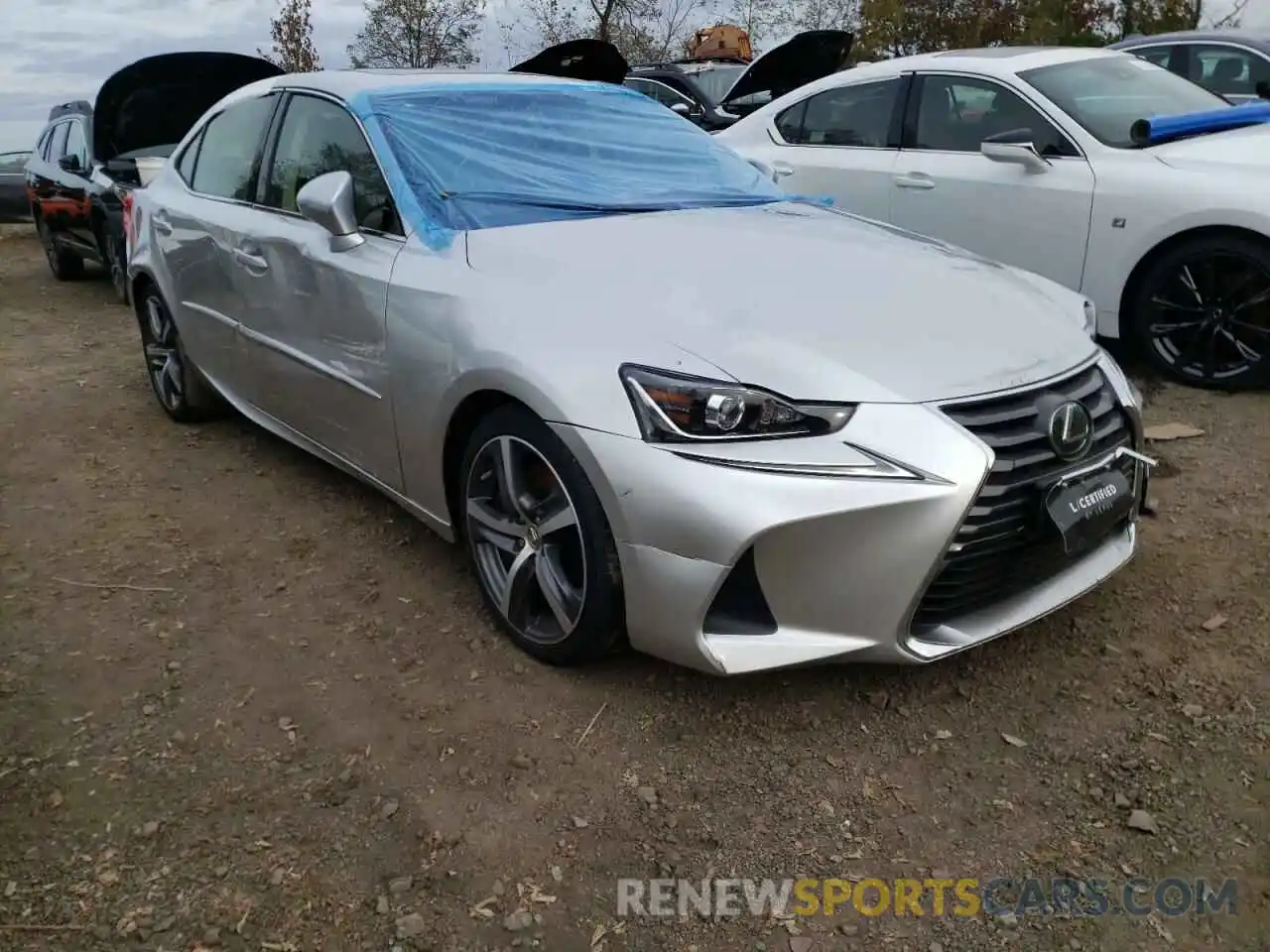 1 Photograph of a damaged car JTHC81D29K5037222 LEXUS IS 2019