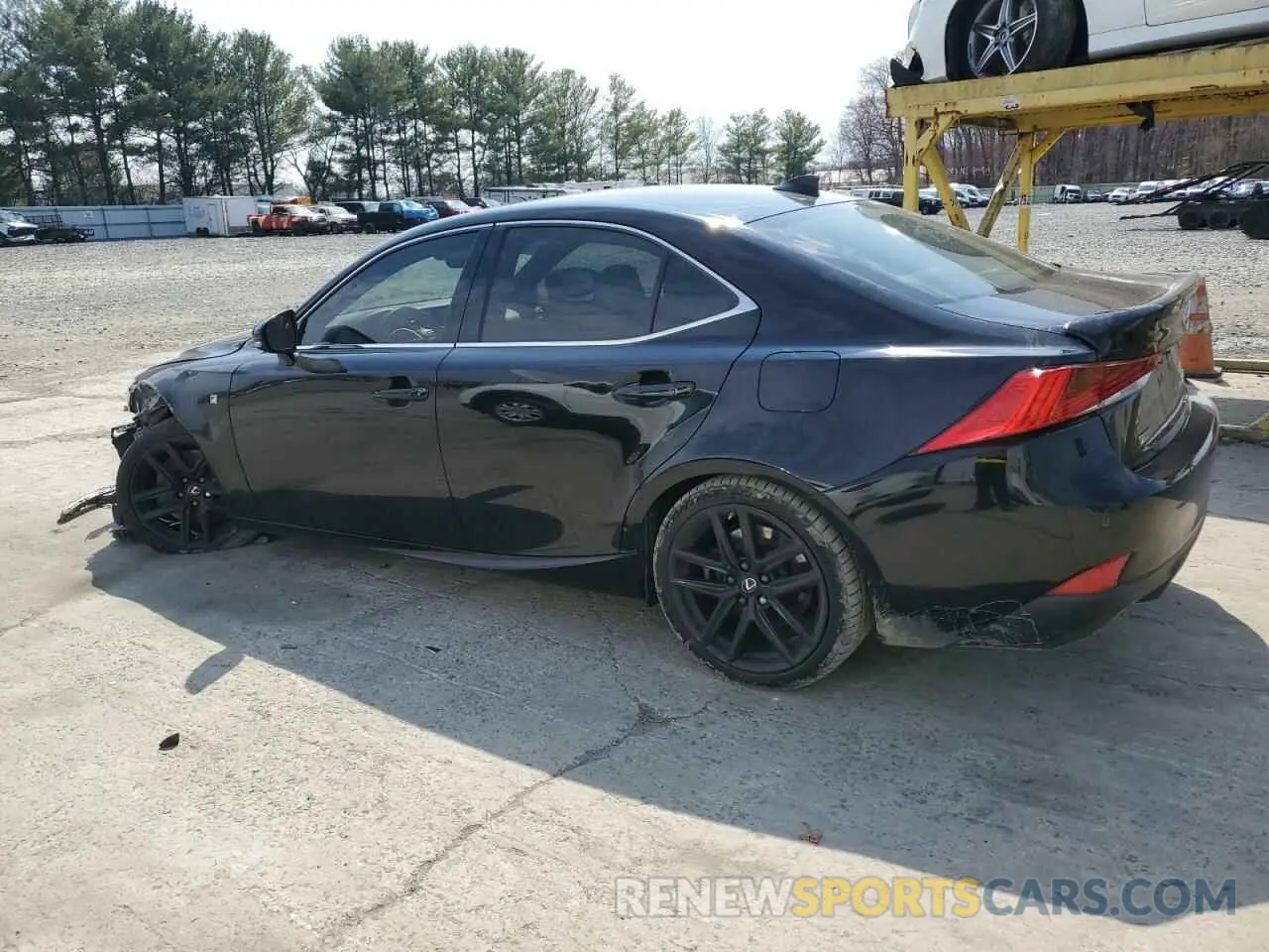 2 Photograph of a damaged car JTHC81D29K5039777 LEXUS IS 2019