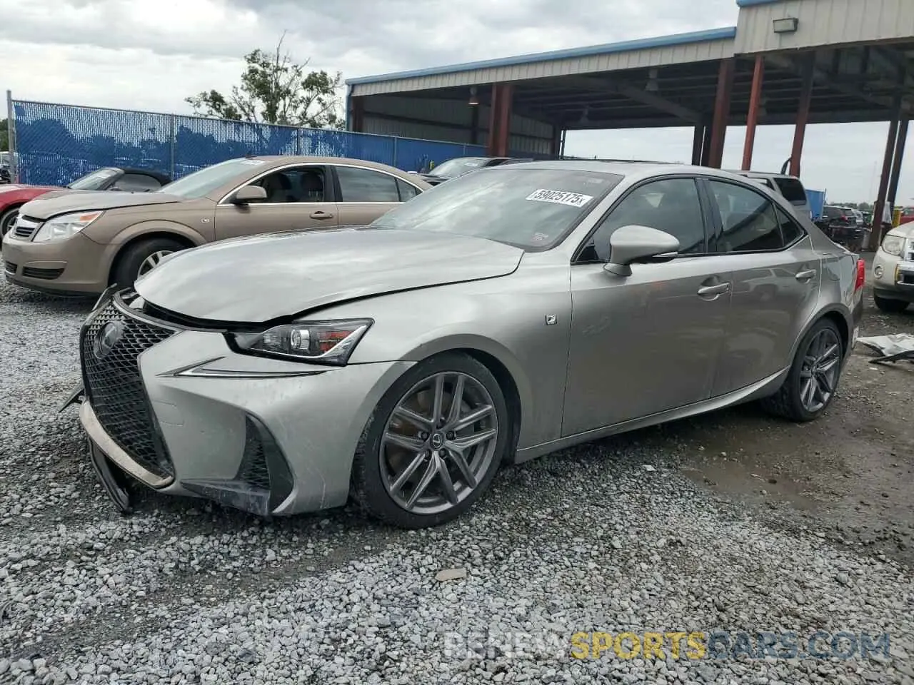 1 Photograph of a damaged car JTHC81D2XK5037763 LEXUS IS 2019
