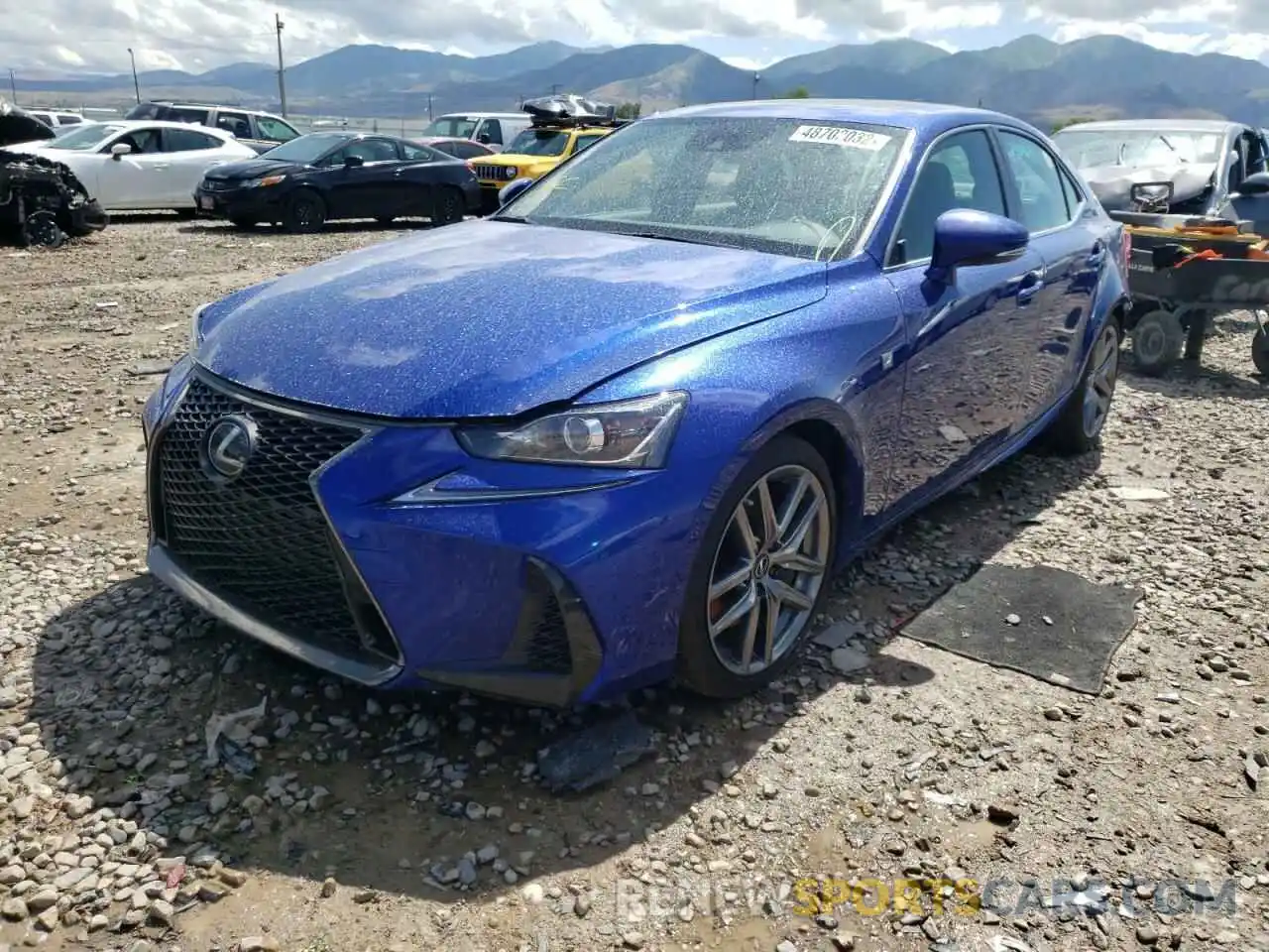 2 Photograph of a damaged car JTHCZ1D20K5016207 LEXUS IS 2019